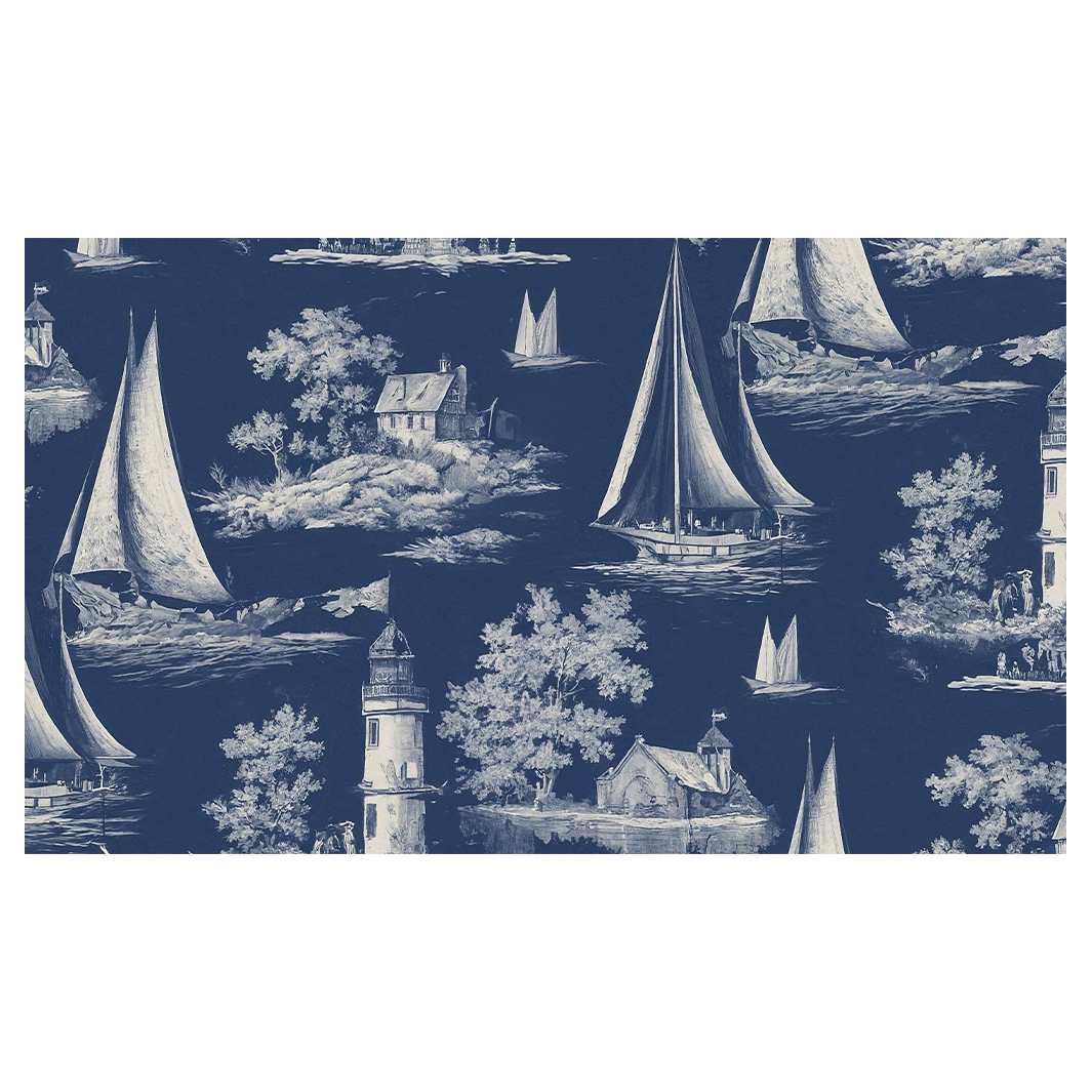 MIDNIGHT SAIL RECTANGULAR SCATTER CUSHION