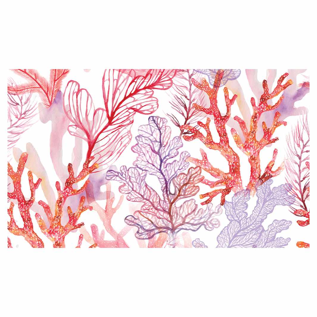 CORAL KISS RECTANGULAR SCATTER CUSHION
