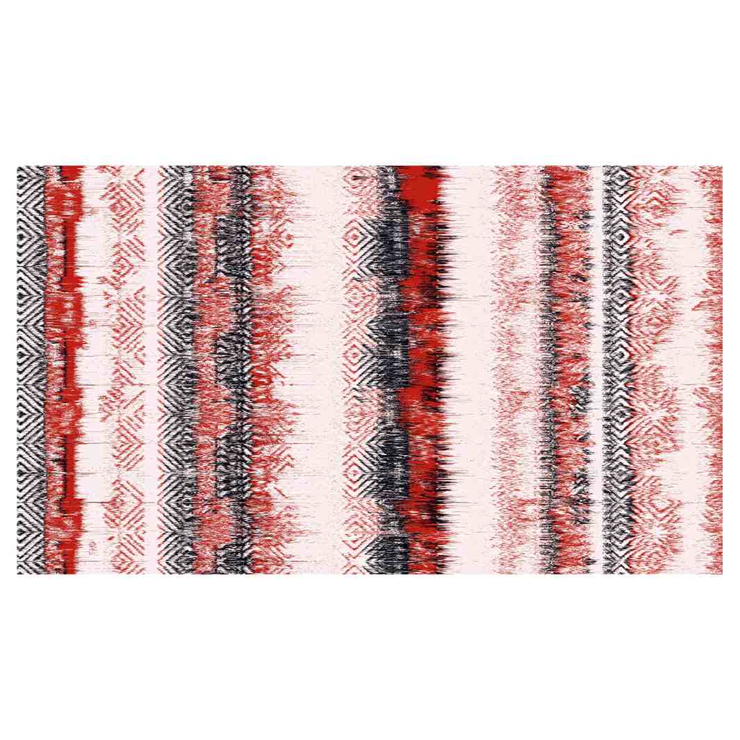 RED EARTH RHYTHM RECTANGULAR SCATTER CUSHION