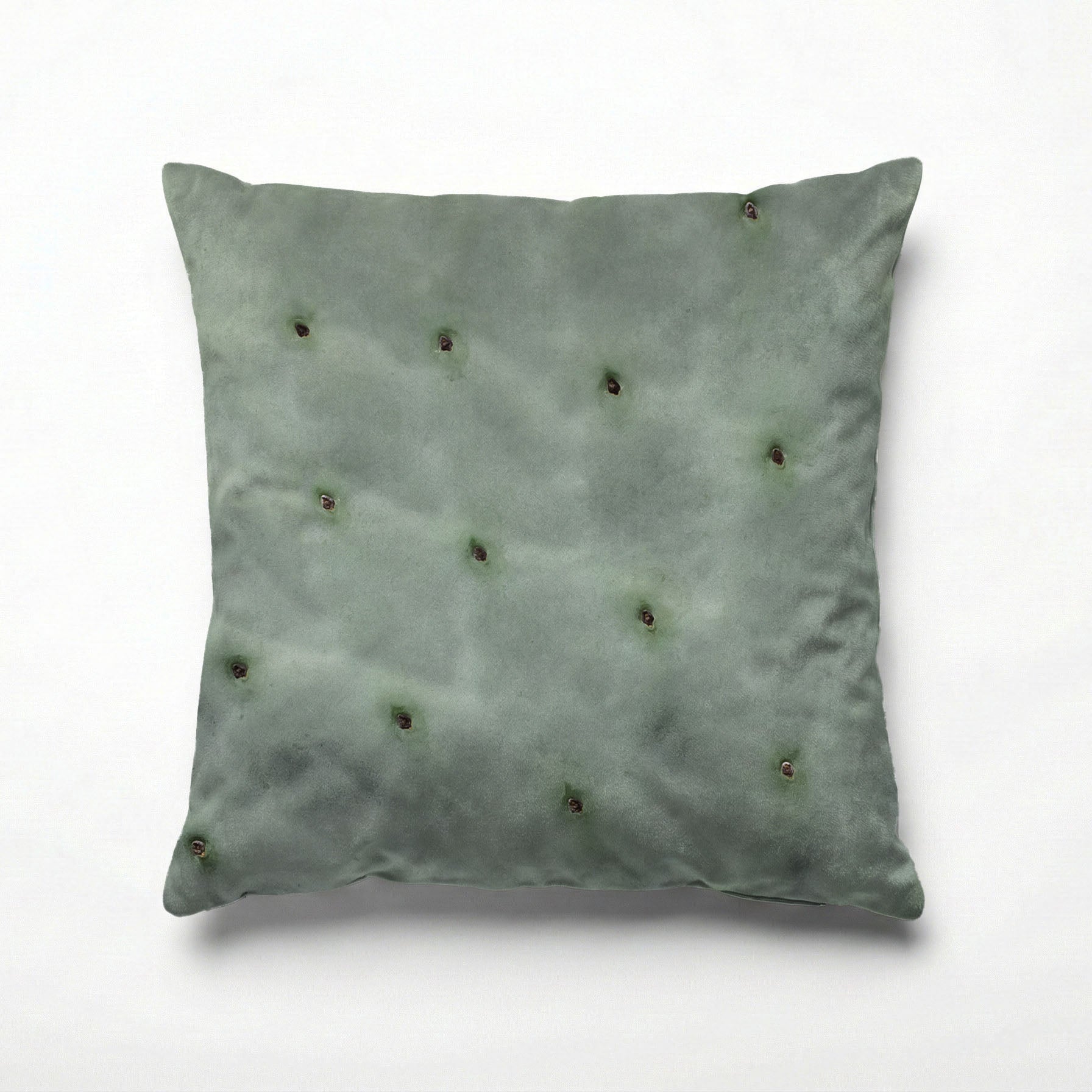 NATURAL GREEN PRICKLY PEAR LEAF SCATTER CUSHION