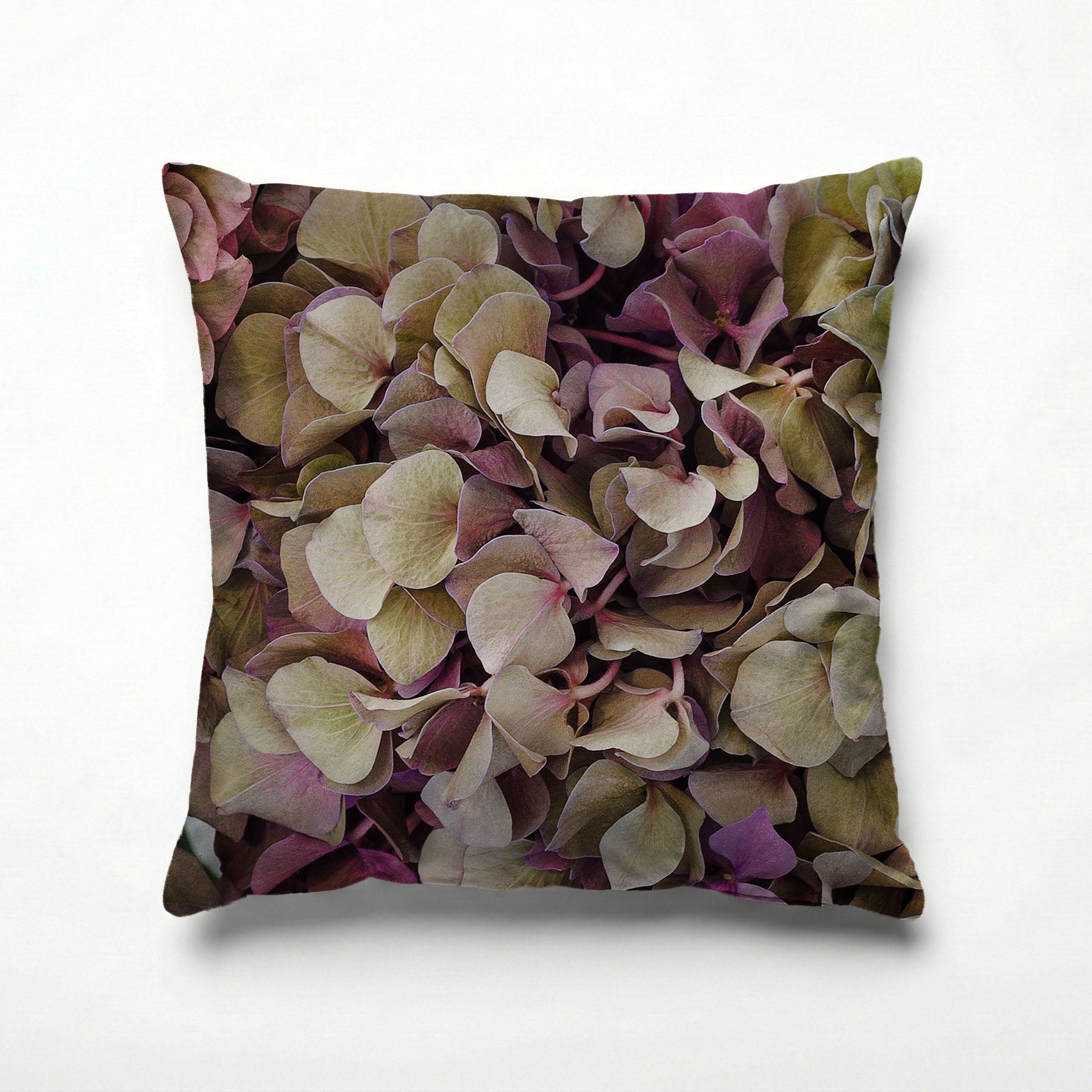 HYDRANGEA DEEP FLORAL TONES SCATTER CUSHION