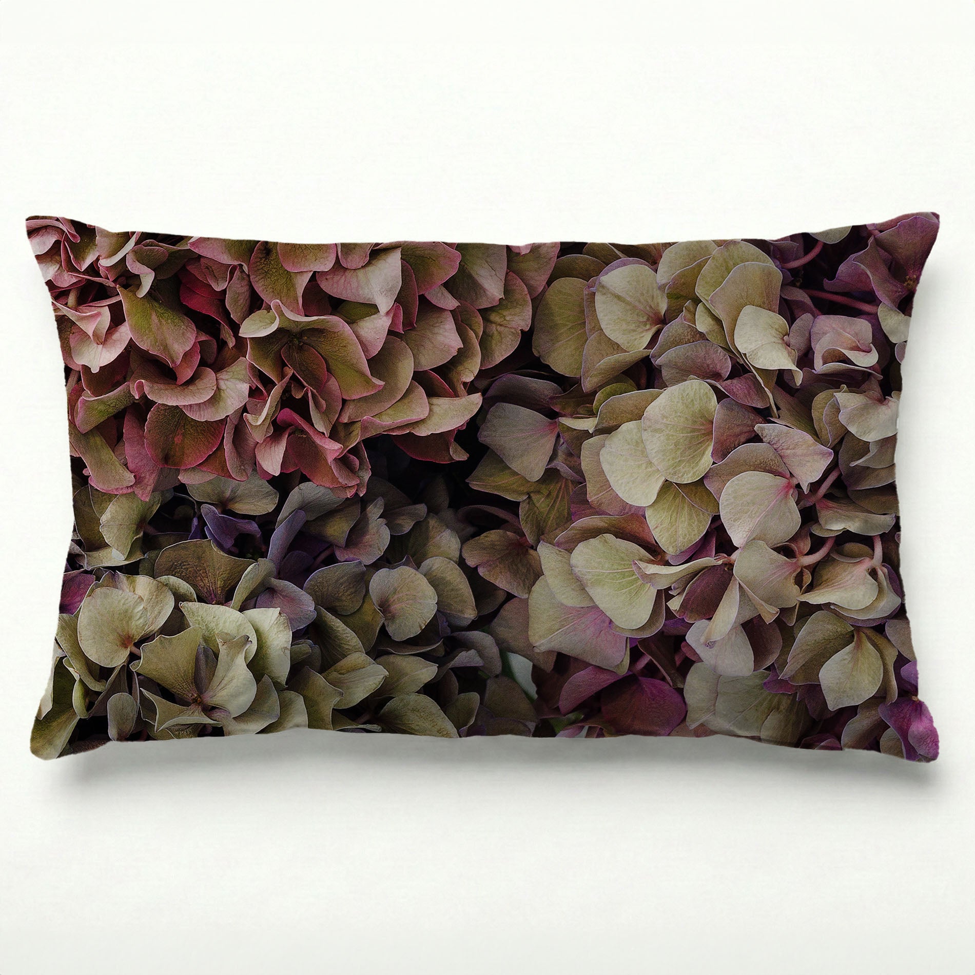HYDRANGEA DEEP FLORAL TONES SCATTER CUSHION