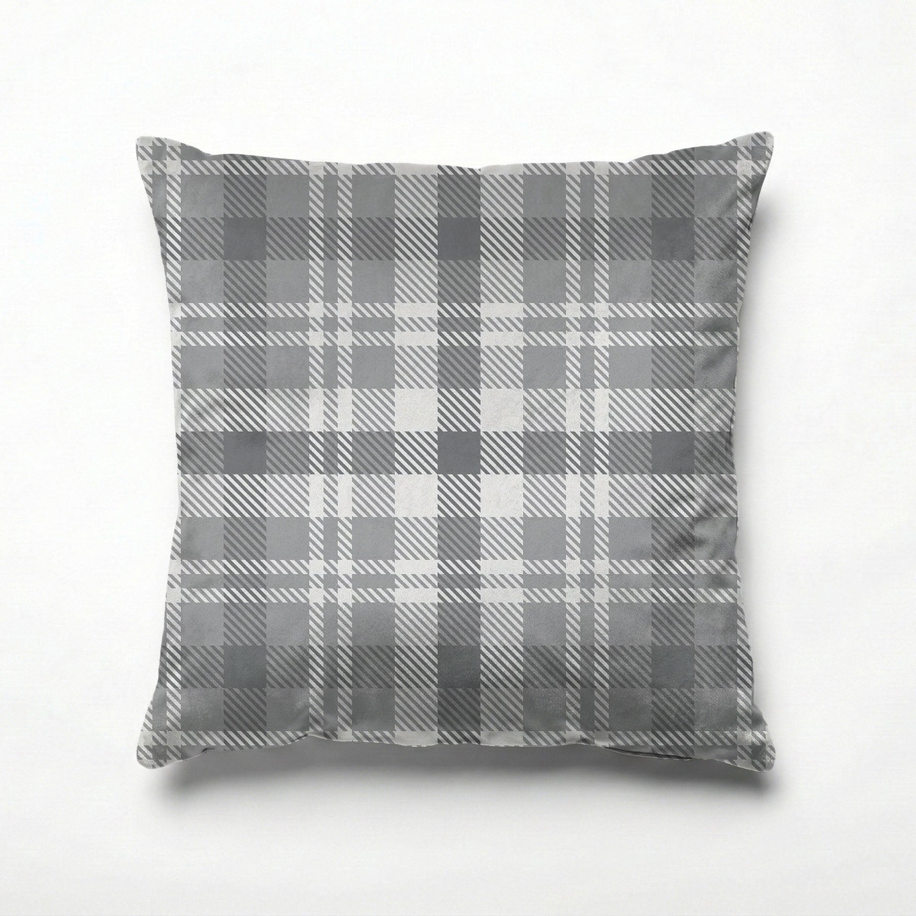 SLATE TARTAN SCATTER CUSHION
