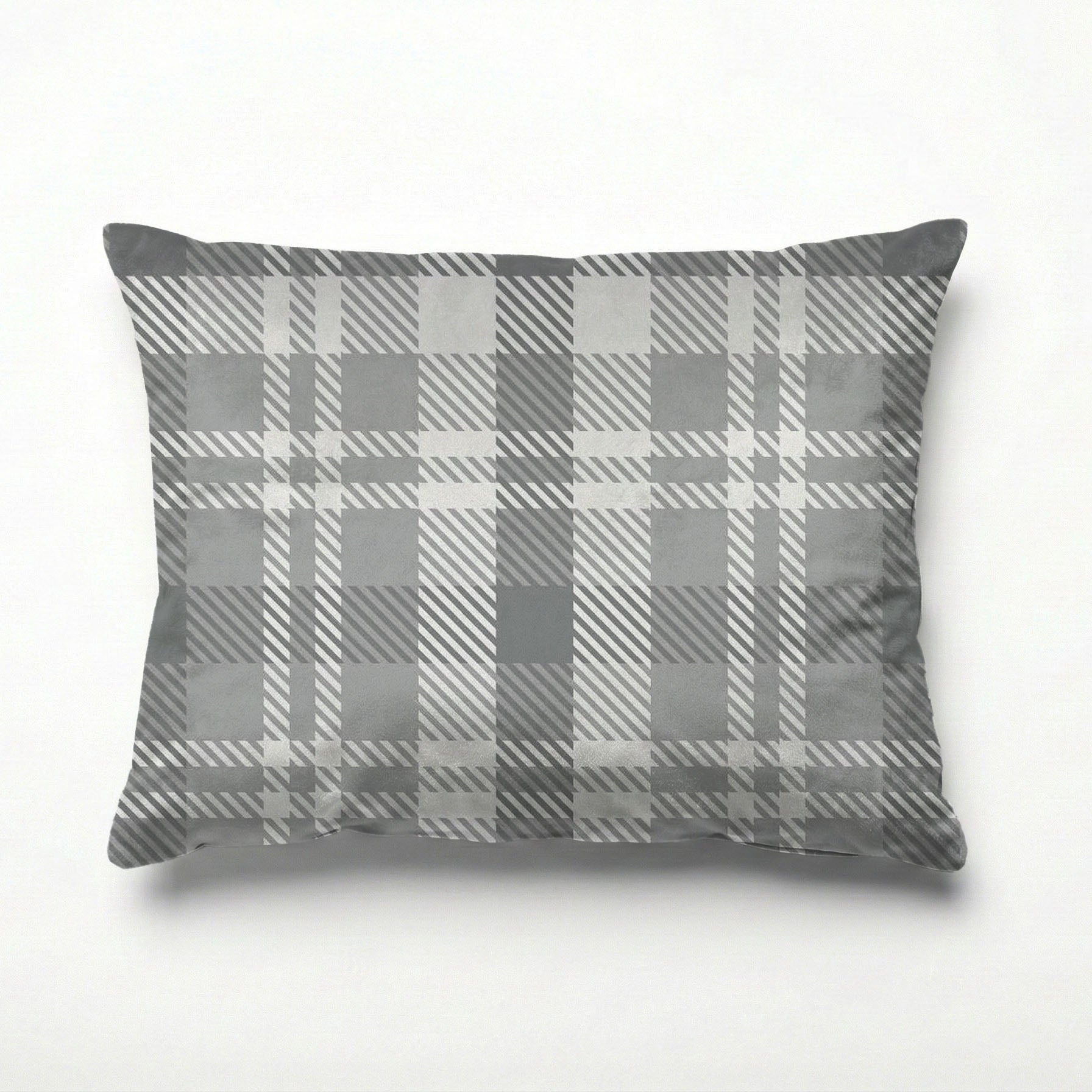 SLATE TARTAN SCATTER CUSHION