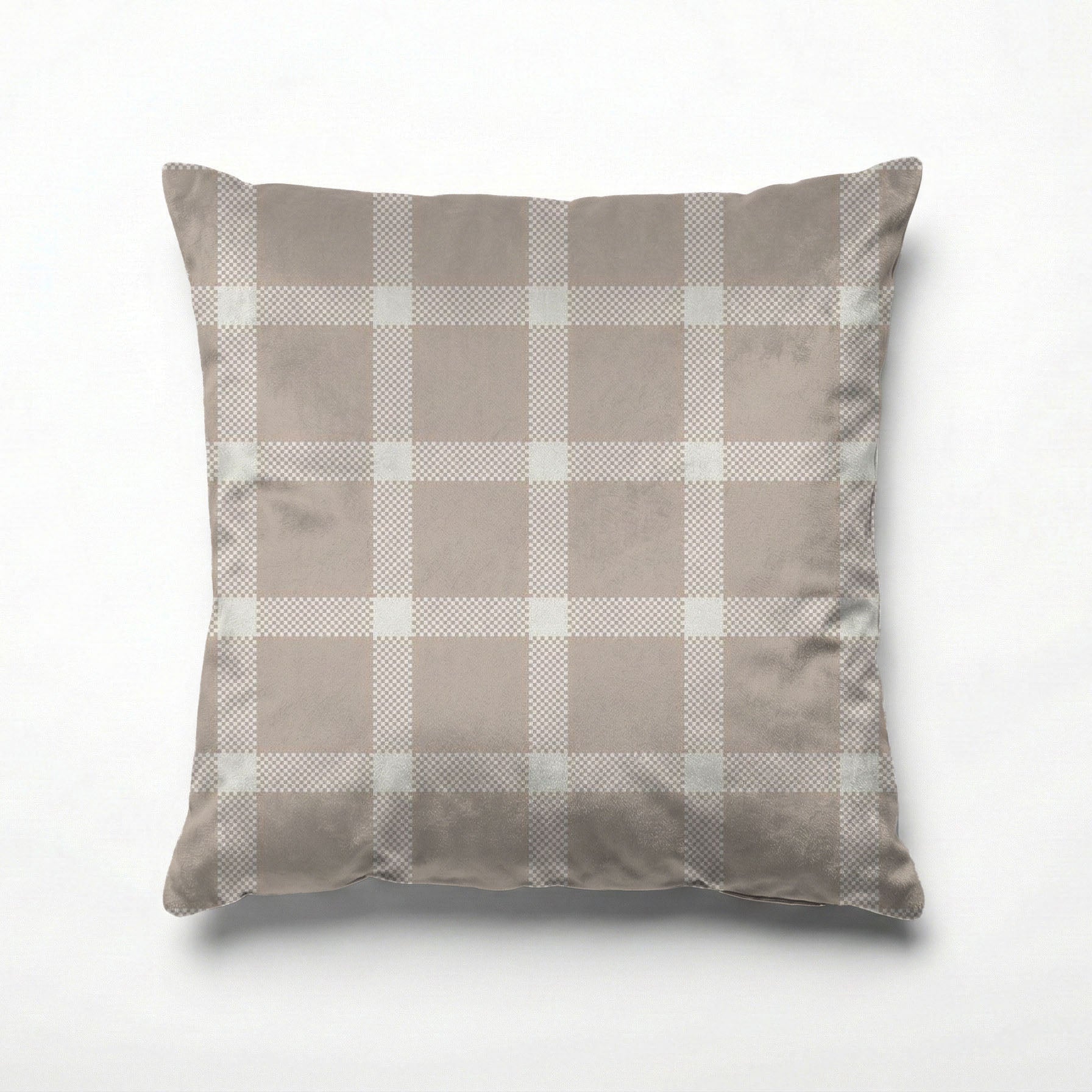 SOFT PLAID SCATTER CUSHION