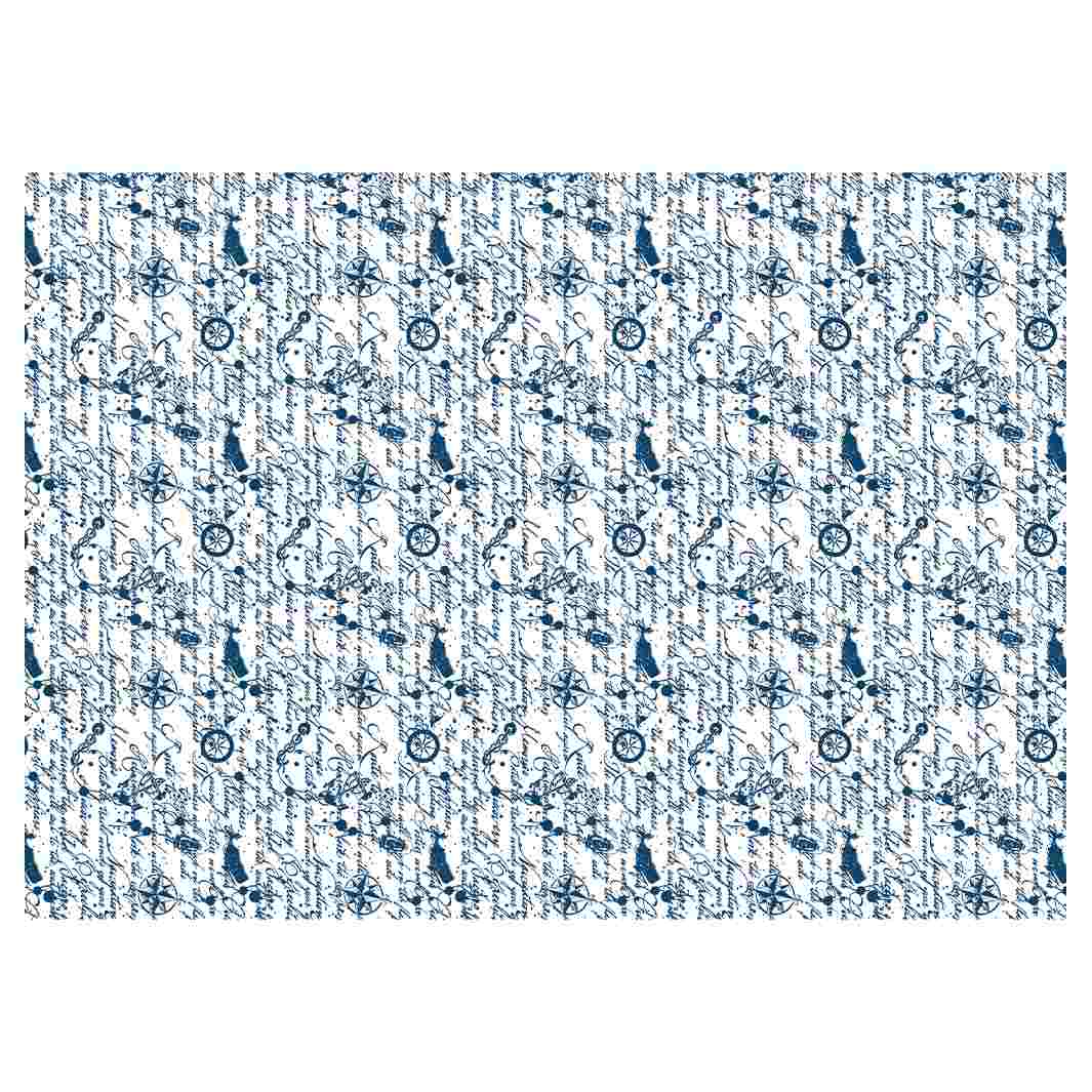 SAILOR'S SCRIPT TABLECLOTH