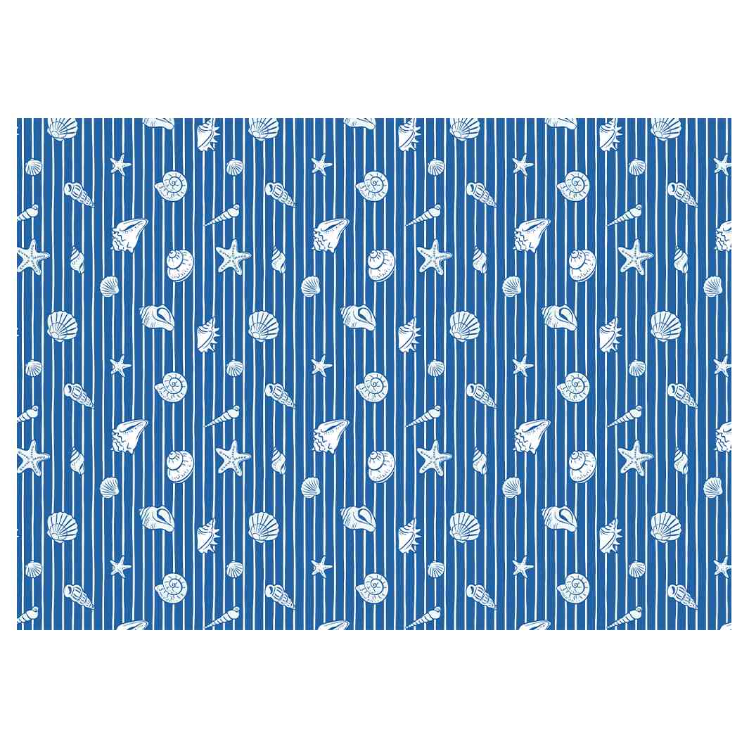 SEASHELL STRIPES TABLECLOTH