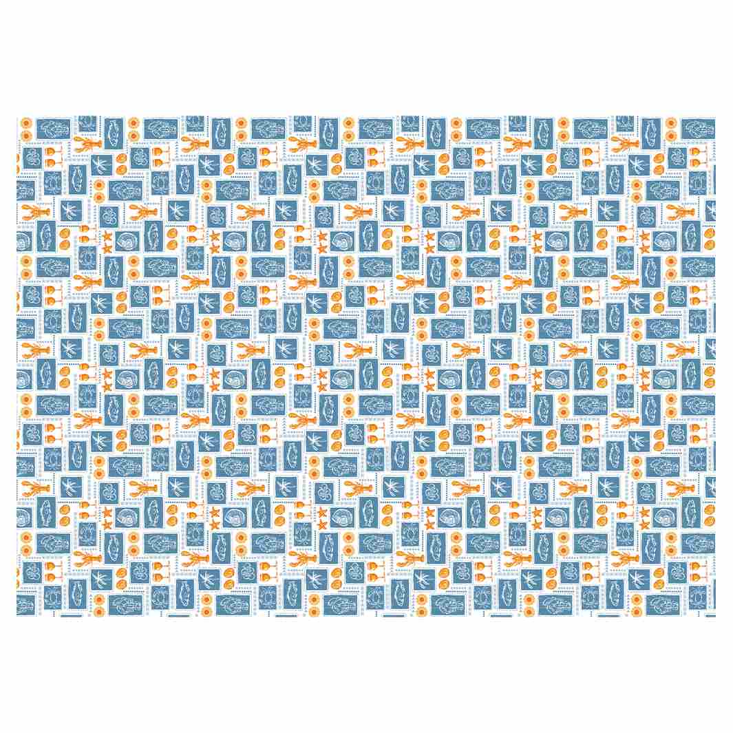 COASTAL POSTCARDS TABLECLOTH