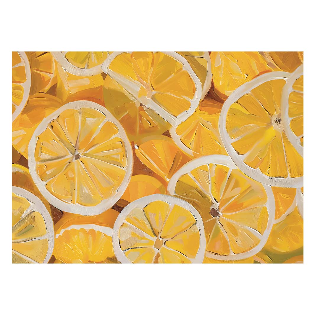 LEMON SLICES TEA TRAY