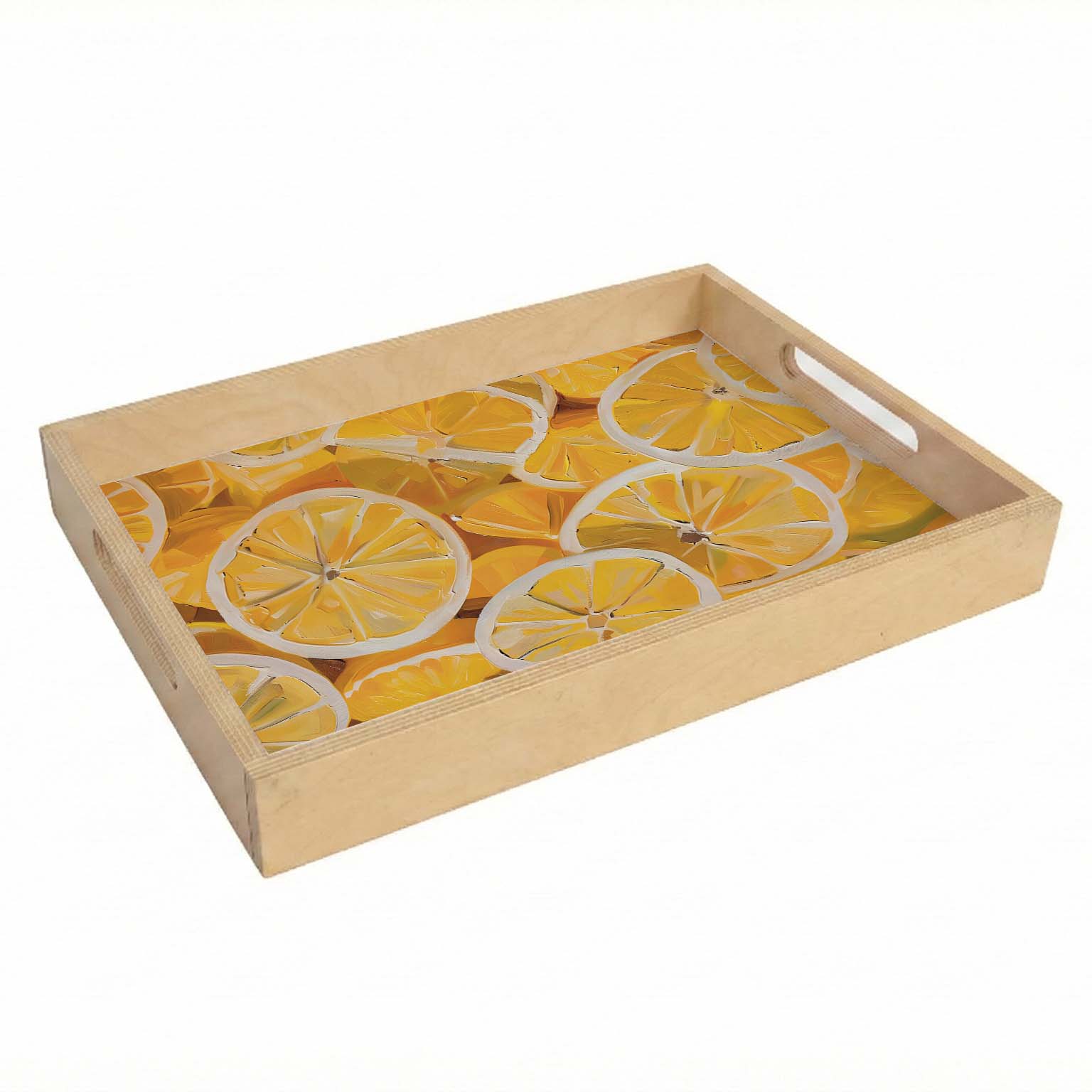 LEMON SLICES TEA TRAY