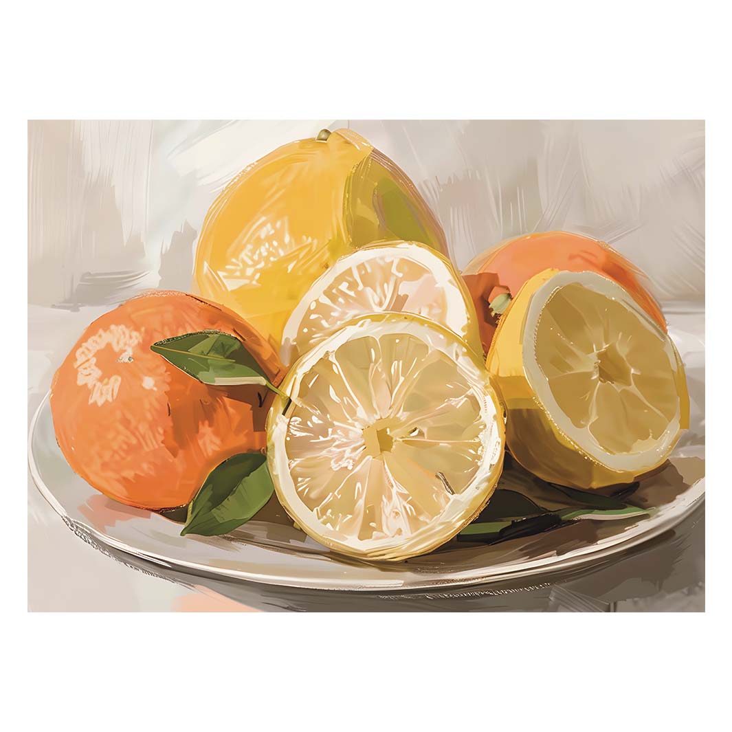 CITRUS BOWL TEA TRAY