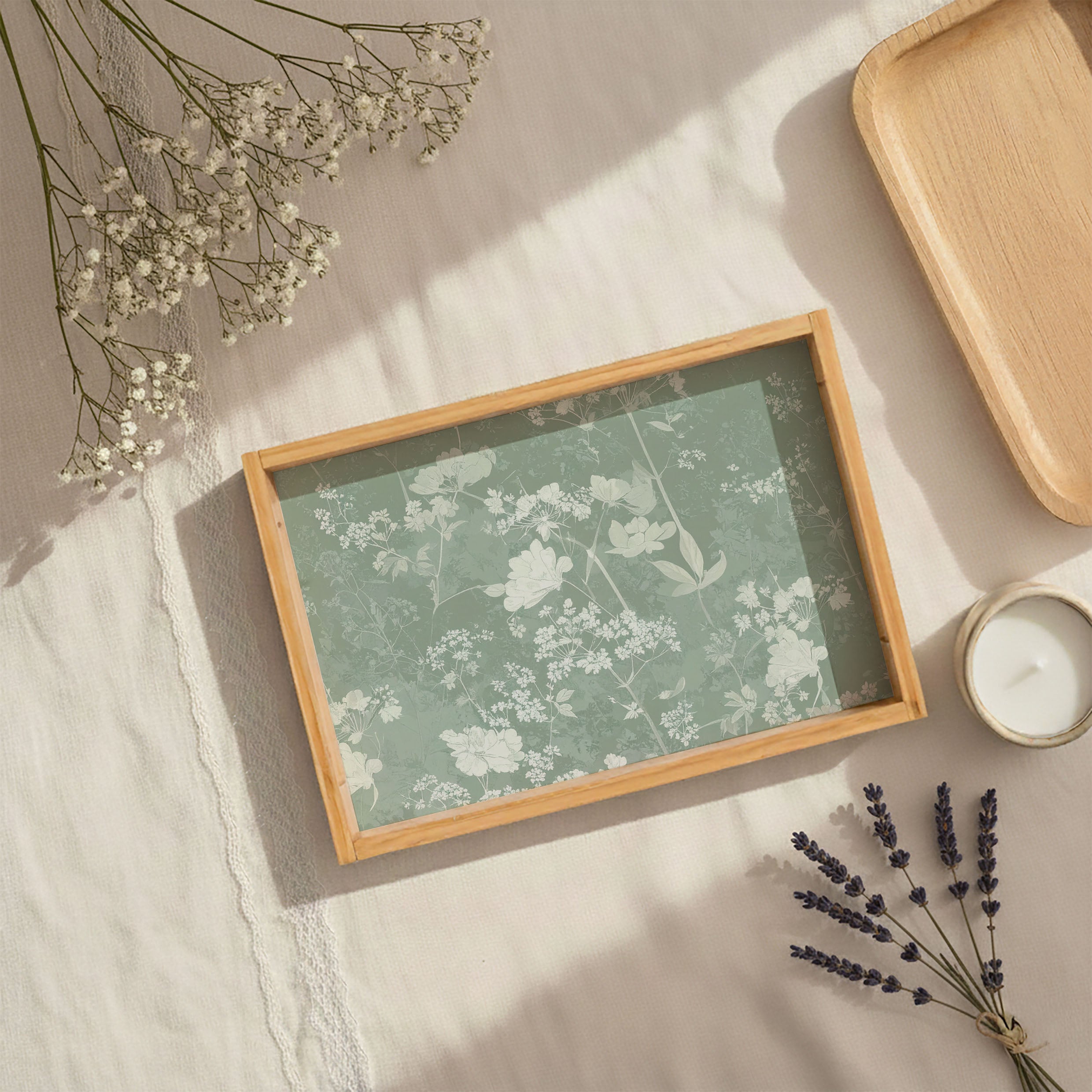 SAGE MEADOW TEA TRAY