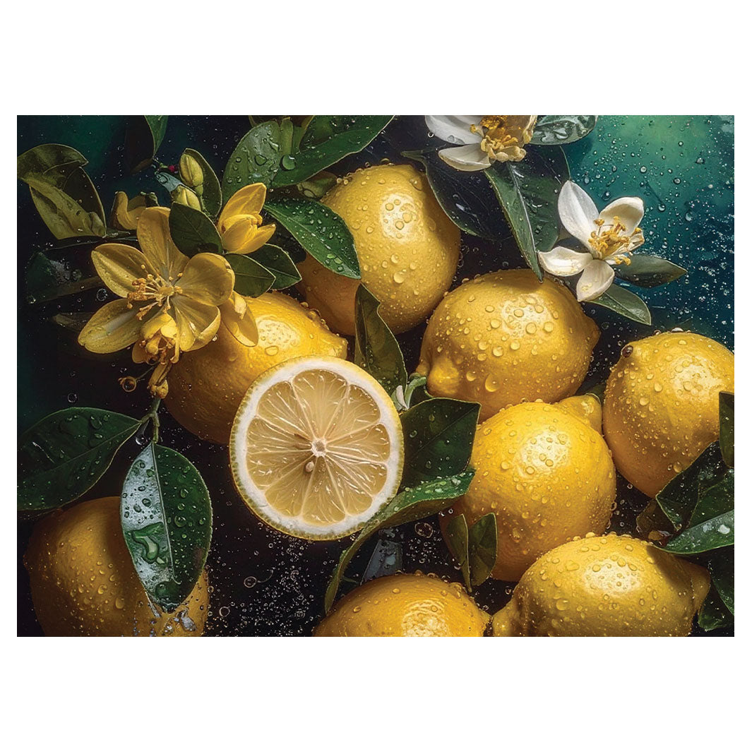 LEMON BLOOM TEA TRAY