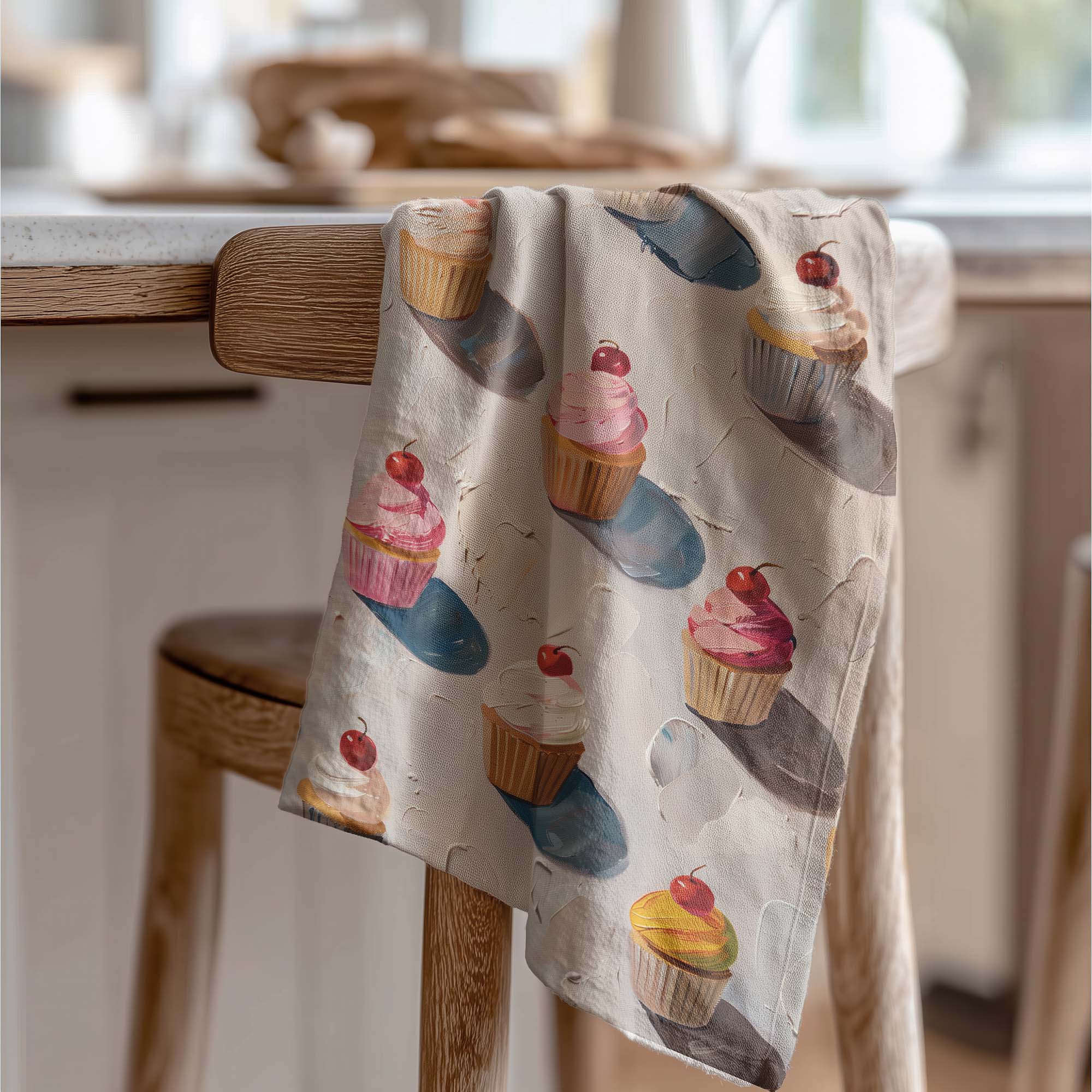 CUPCAKES TEA TOWEL