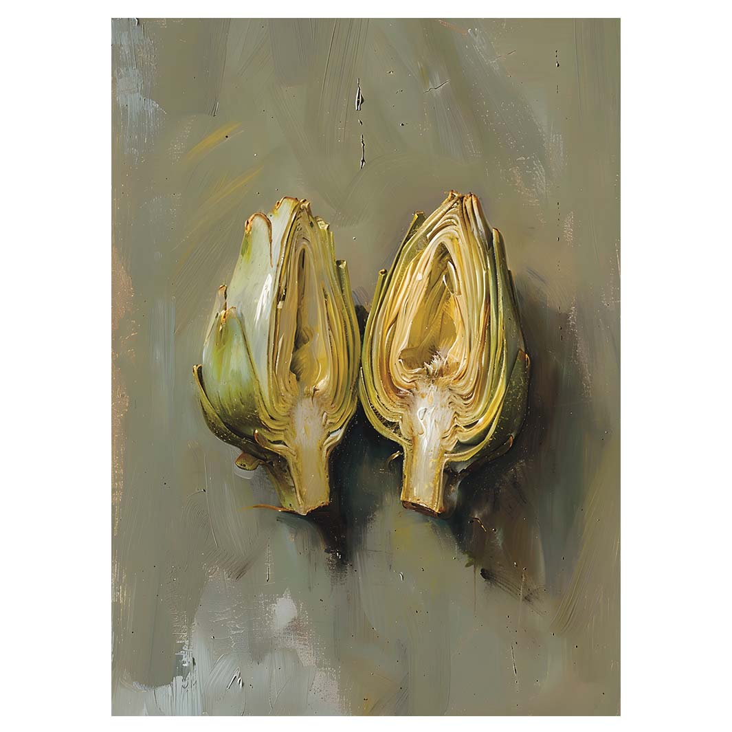 SPLIT ARTICHOKE TEA TOWEL