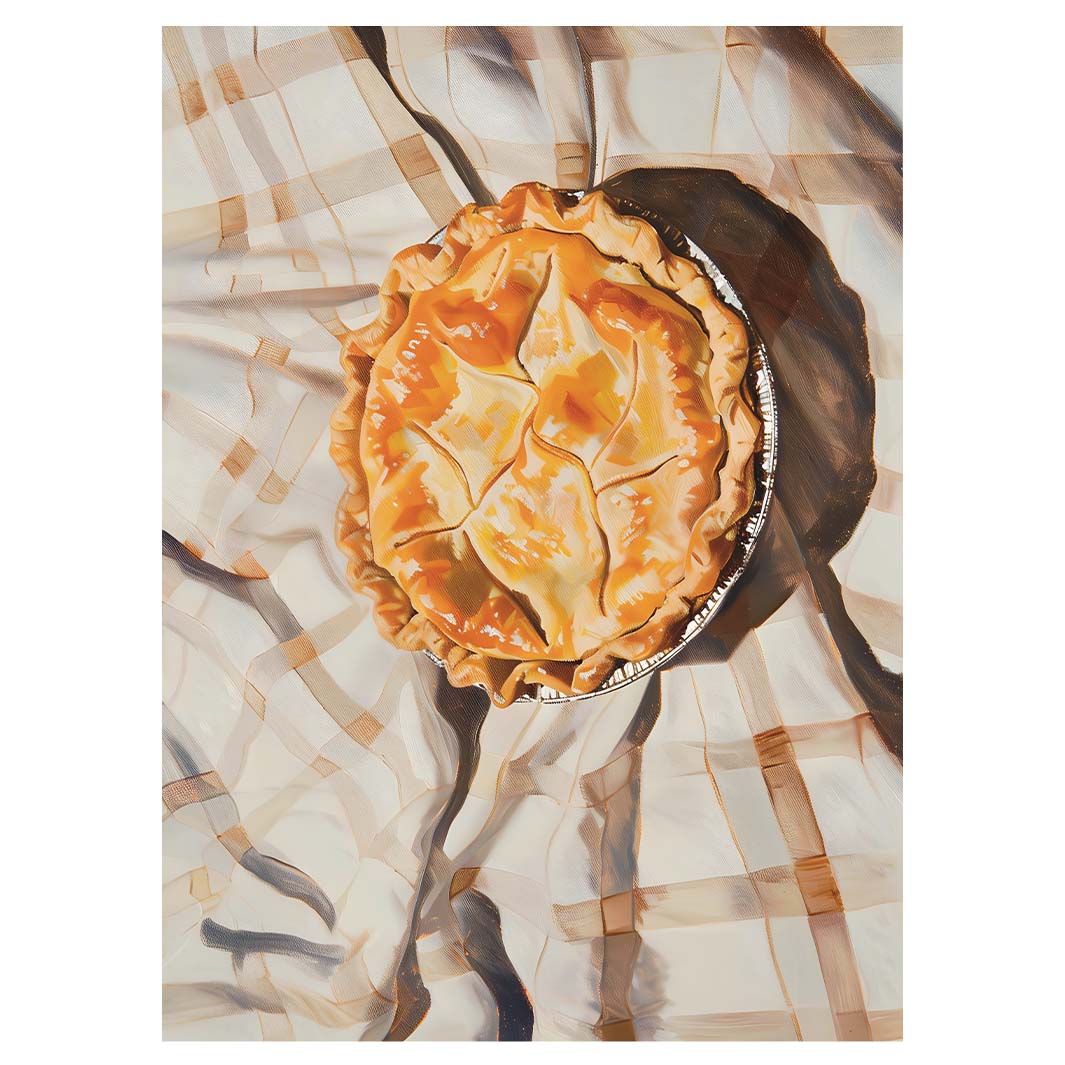 PICNIC PIE BEIGE TEA TOWEL