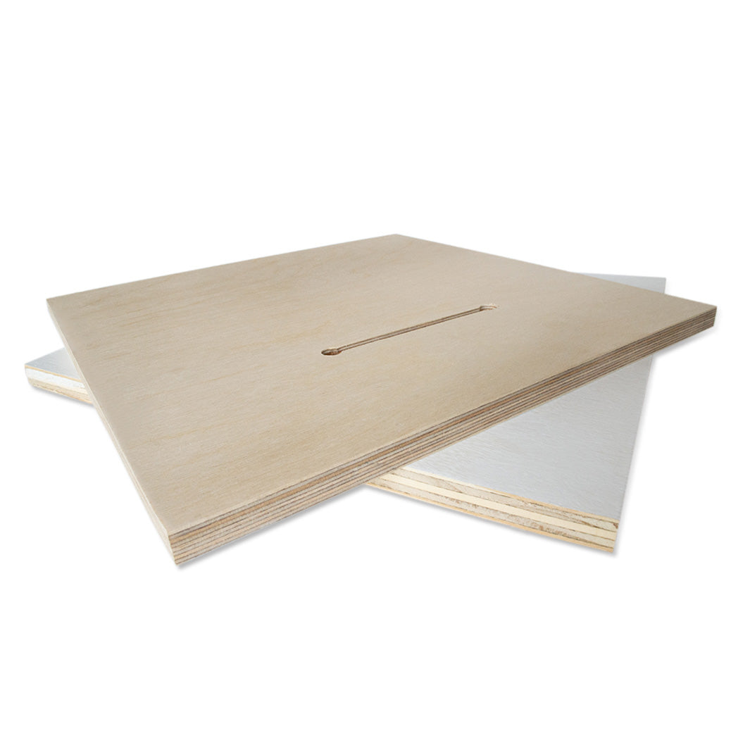 PLATED PERFECTION WOOD BIRCH BLOCK 4 PIECE COLLAGE