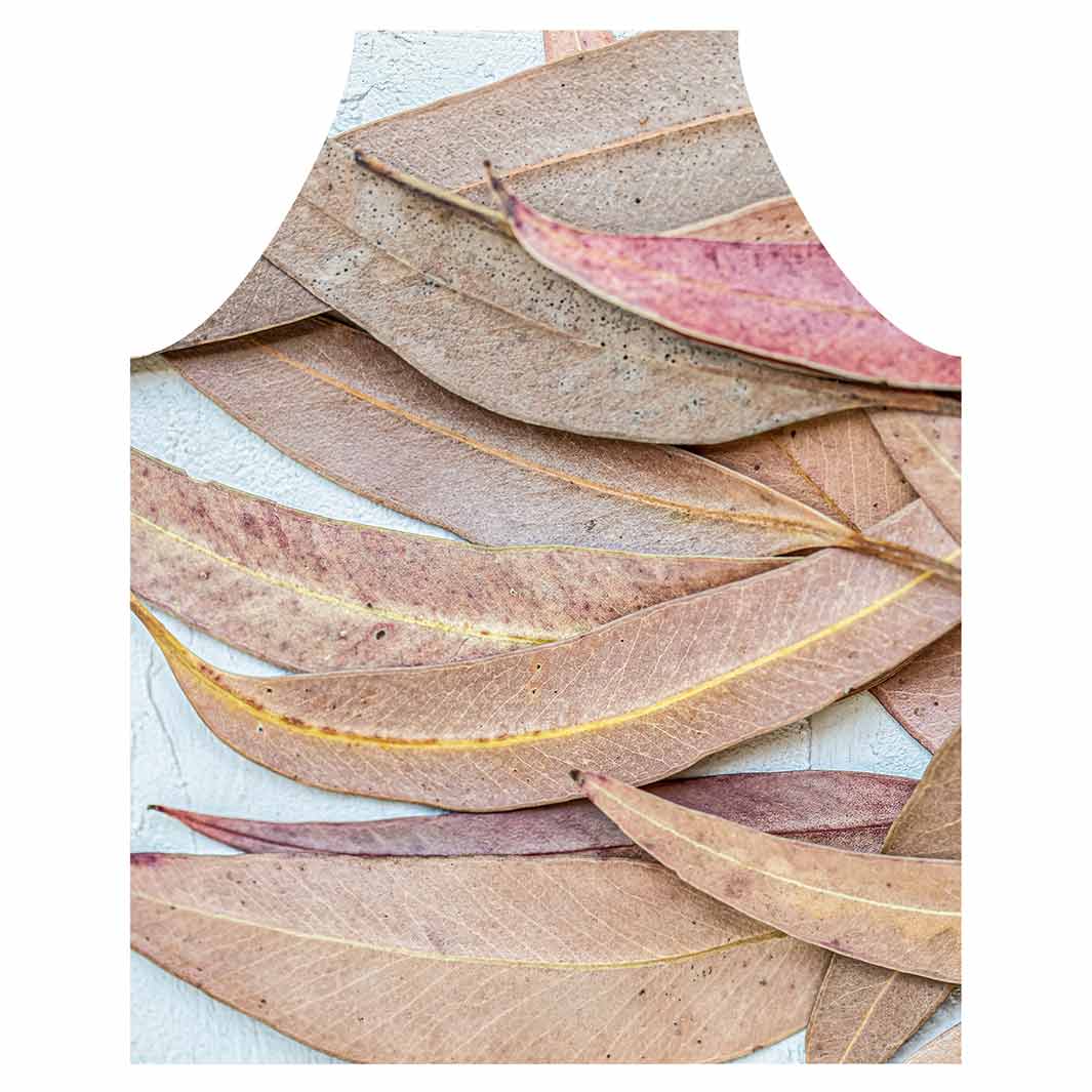 LEAVES PINK DRIED LEAVES APRON