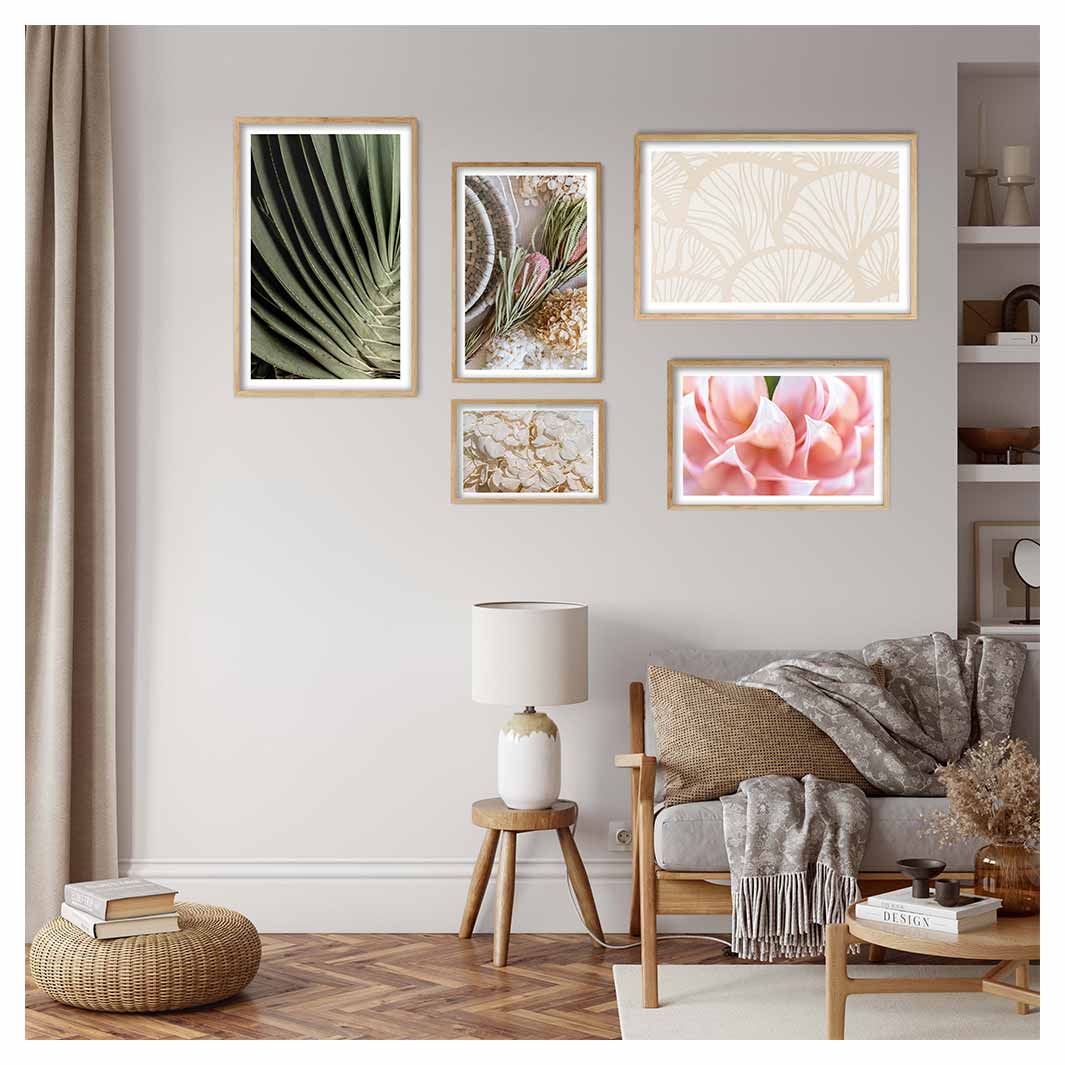 SOFT DELIGHT CURATED WALL ART 5 PIECE
