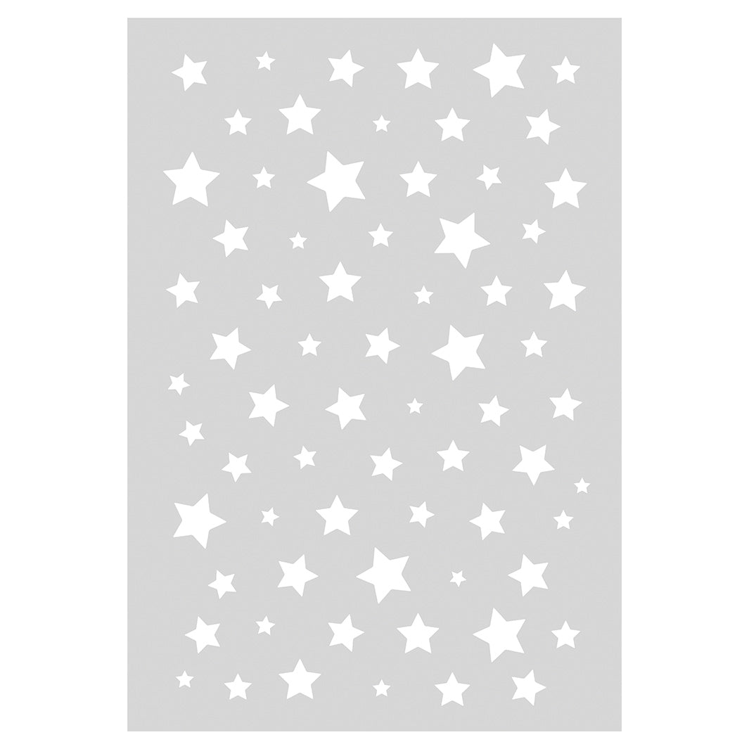 KIDS GREY WHITE STARS PATTERN FLEECE BLANKET