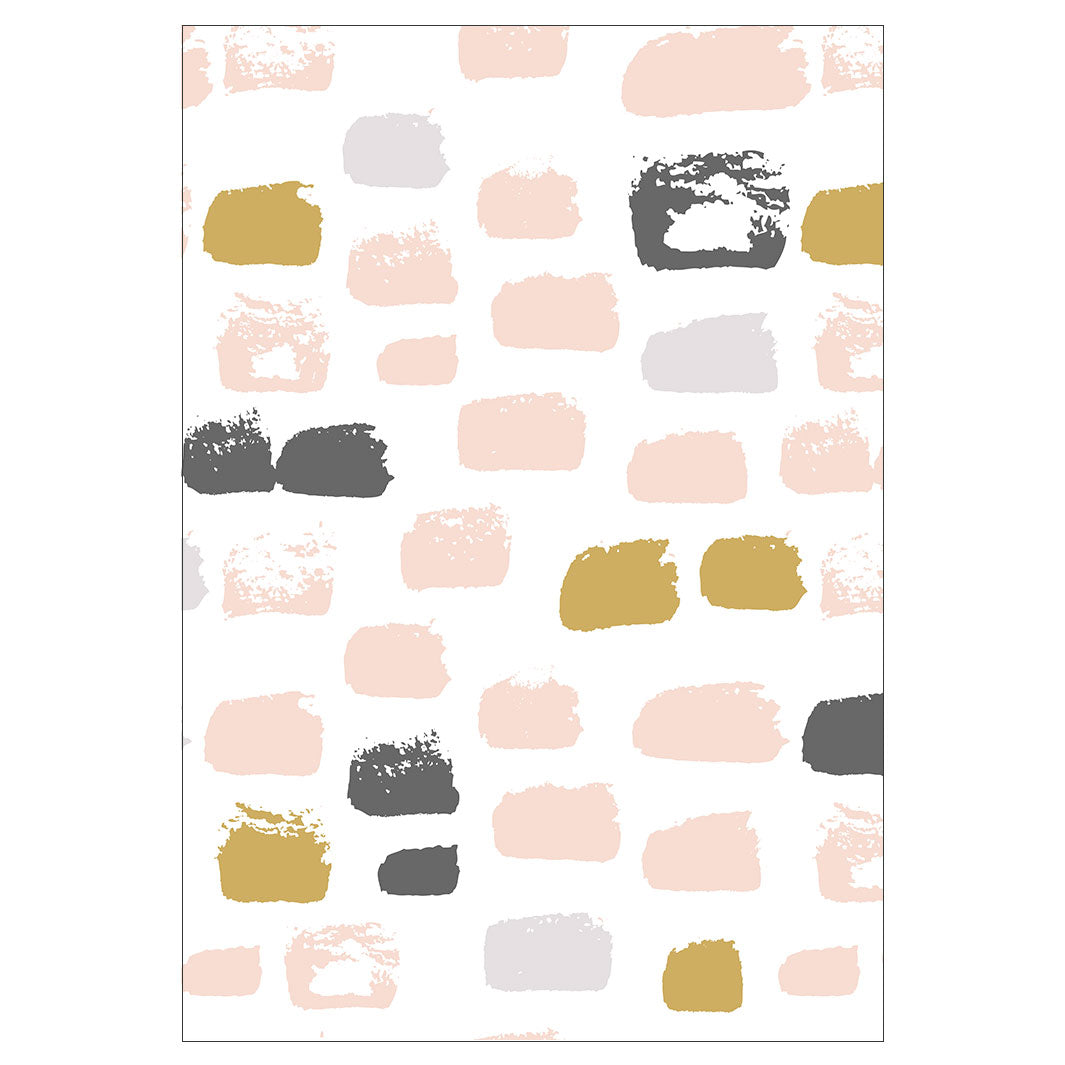 KIDS PAINT BRUSH PATTERN FLEECE BLANKET