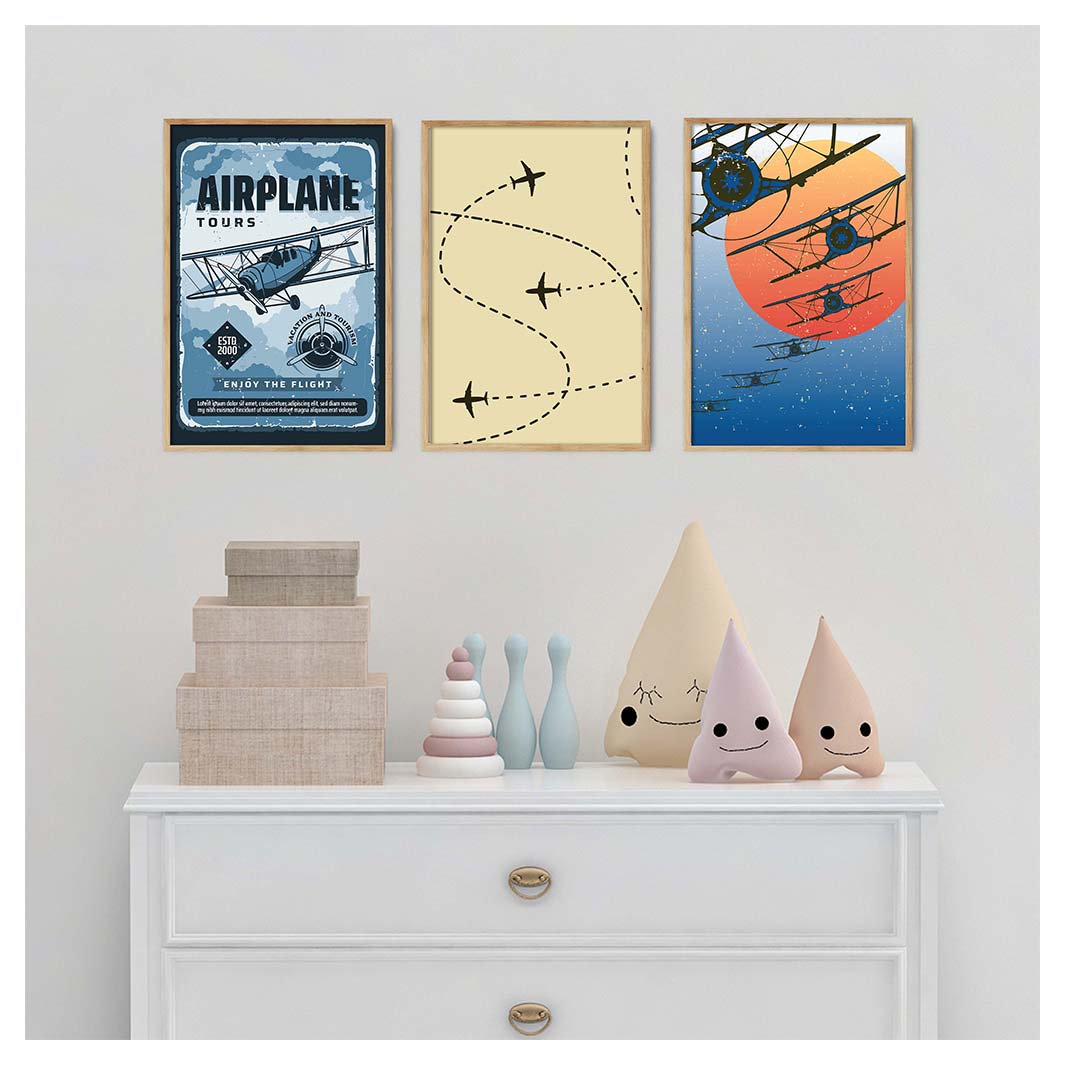 KIDS PILOTING PLANES COLLECTION