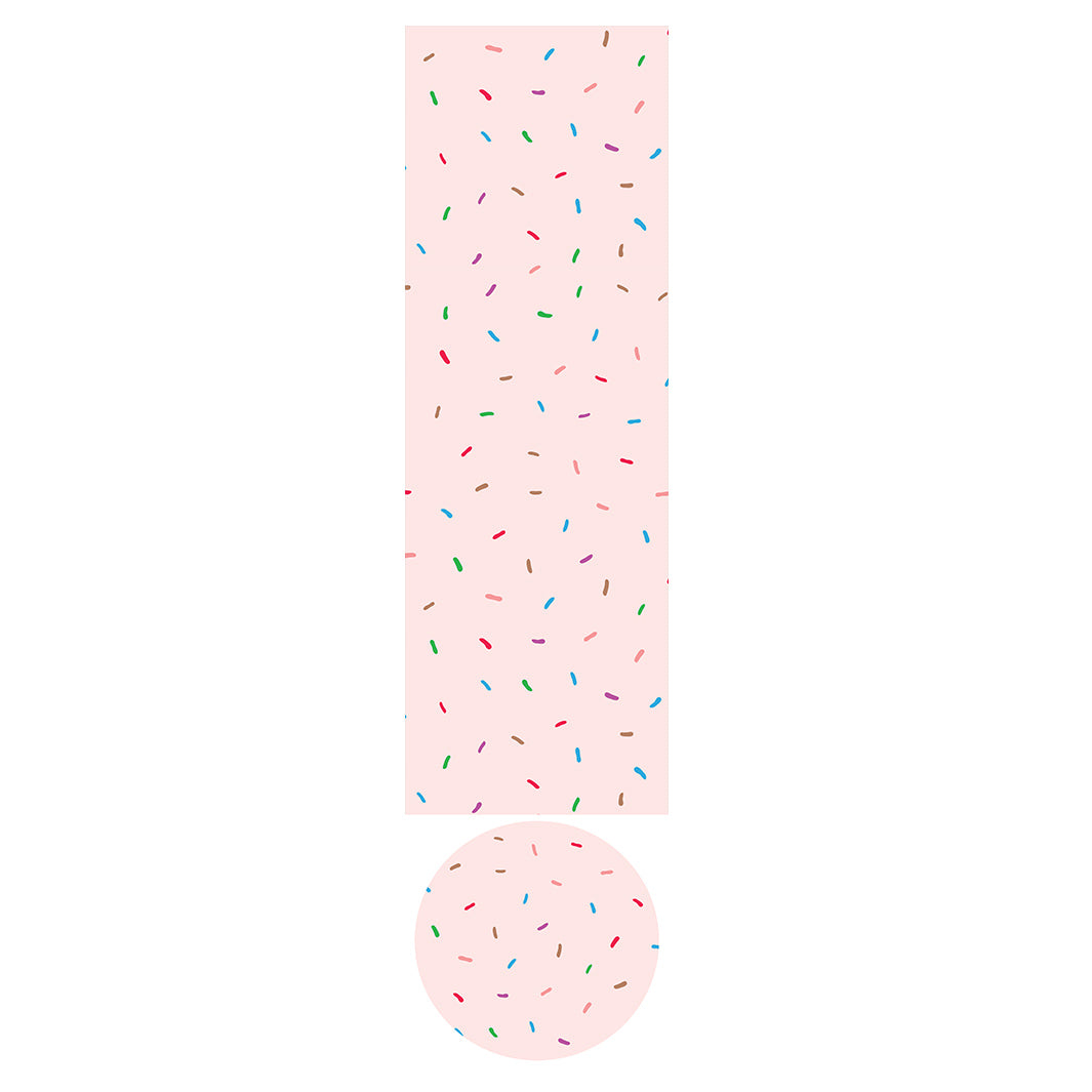 KIDS PINK DONUT SPRINKLES OTTOMAN