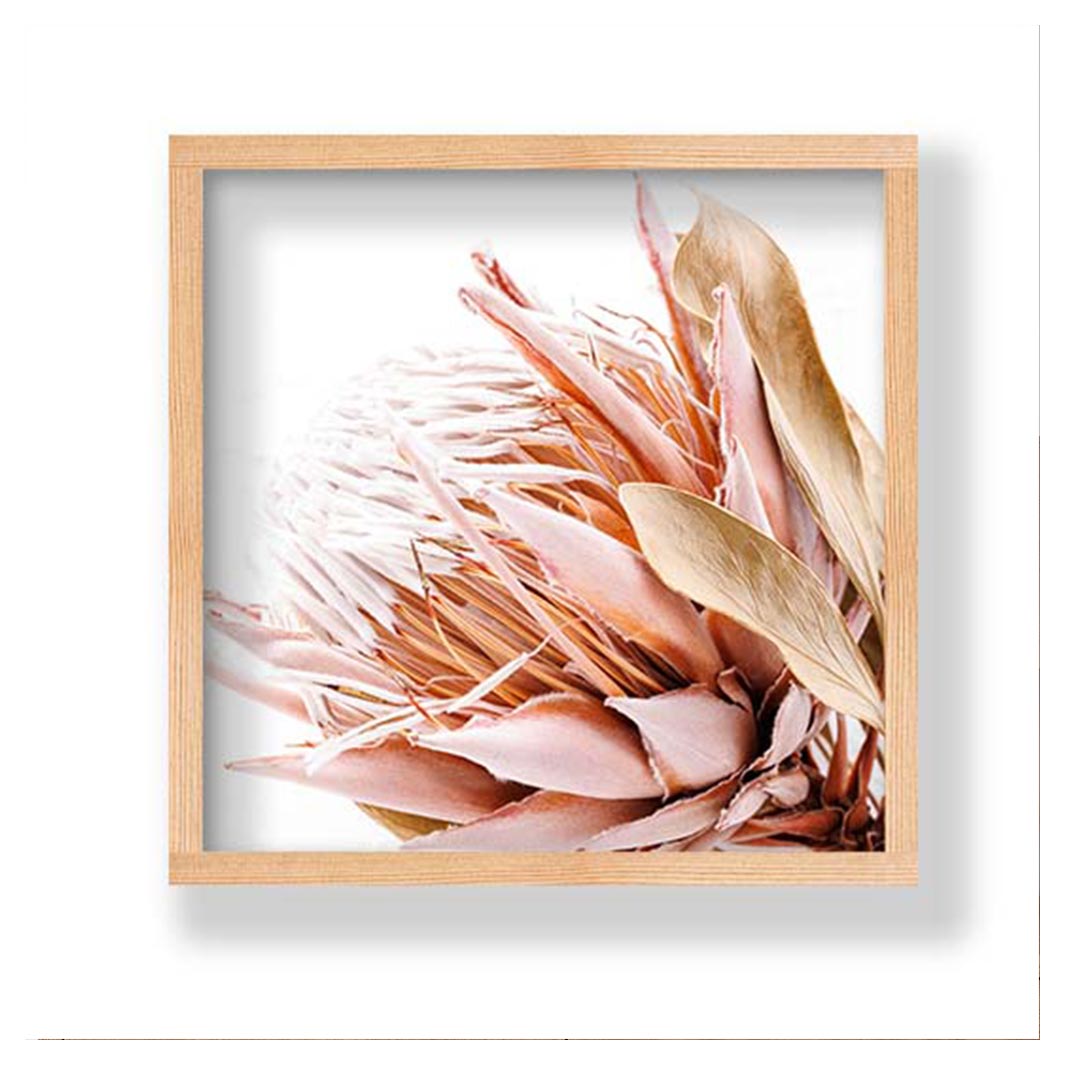 LIGHT PROTEA PINK AND OLIVE PINE BOX