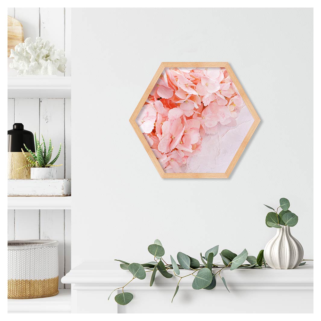 HYDRANGEA SOFT PINK PINE HEX
