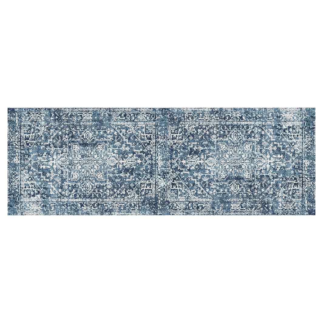 CLASSIC BLUE VINTAGE ORIENTAL RUNNER RUG