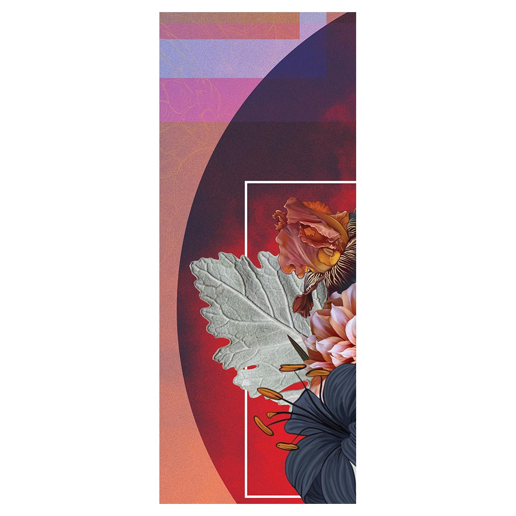 DESIGN LADY IN BLUE ROOM DIVIDER