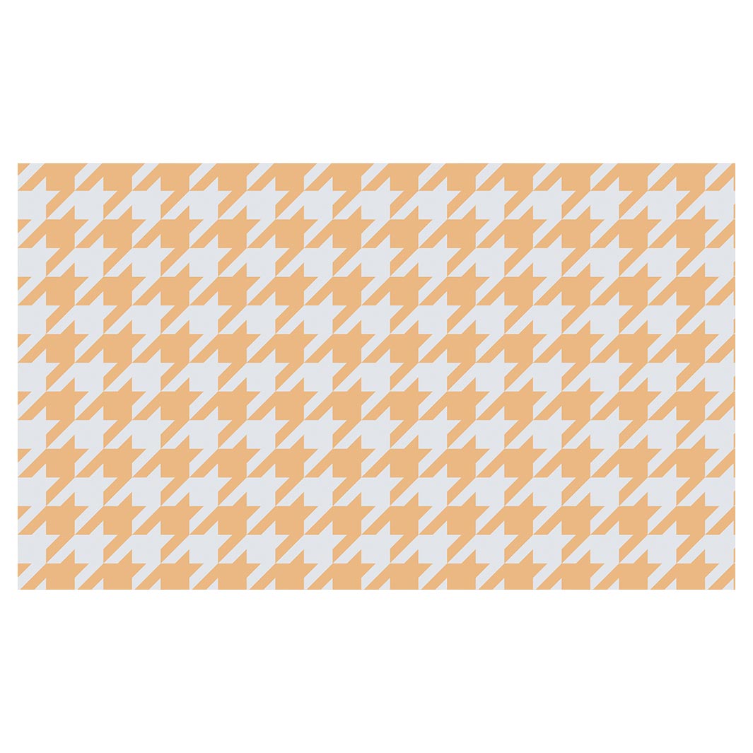 HOUNDSTOOTH MUSTARD RECTANGULAR SCATTER CUSHION