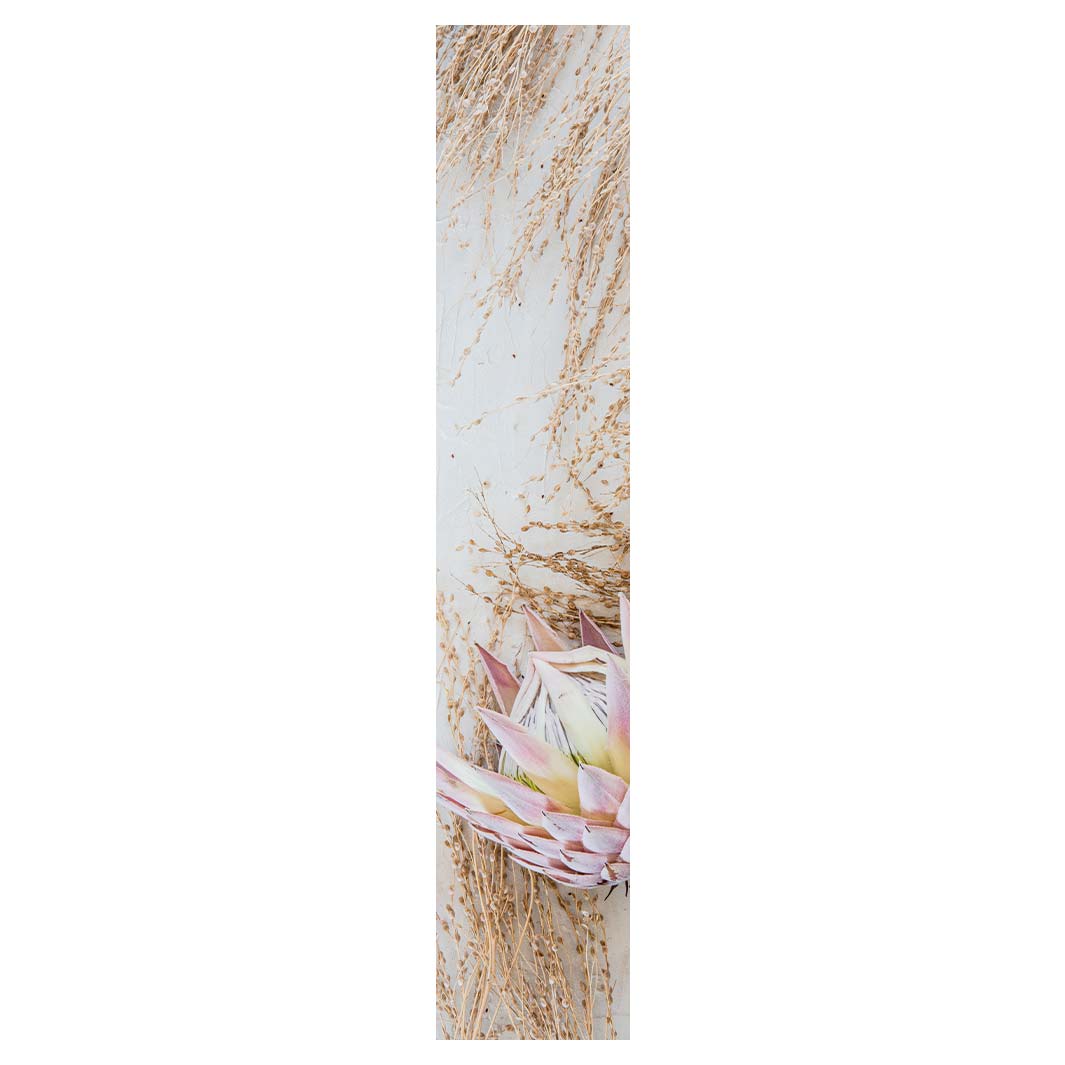 FLORAL PINK GRASSY PROTEA TABLE RUNNER