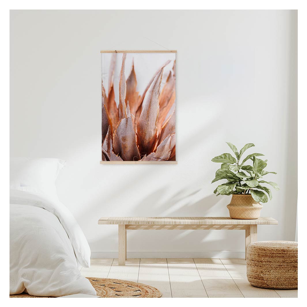 DRIED PINK PROTEA WALL HANGING