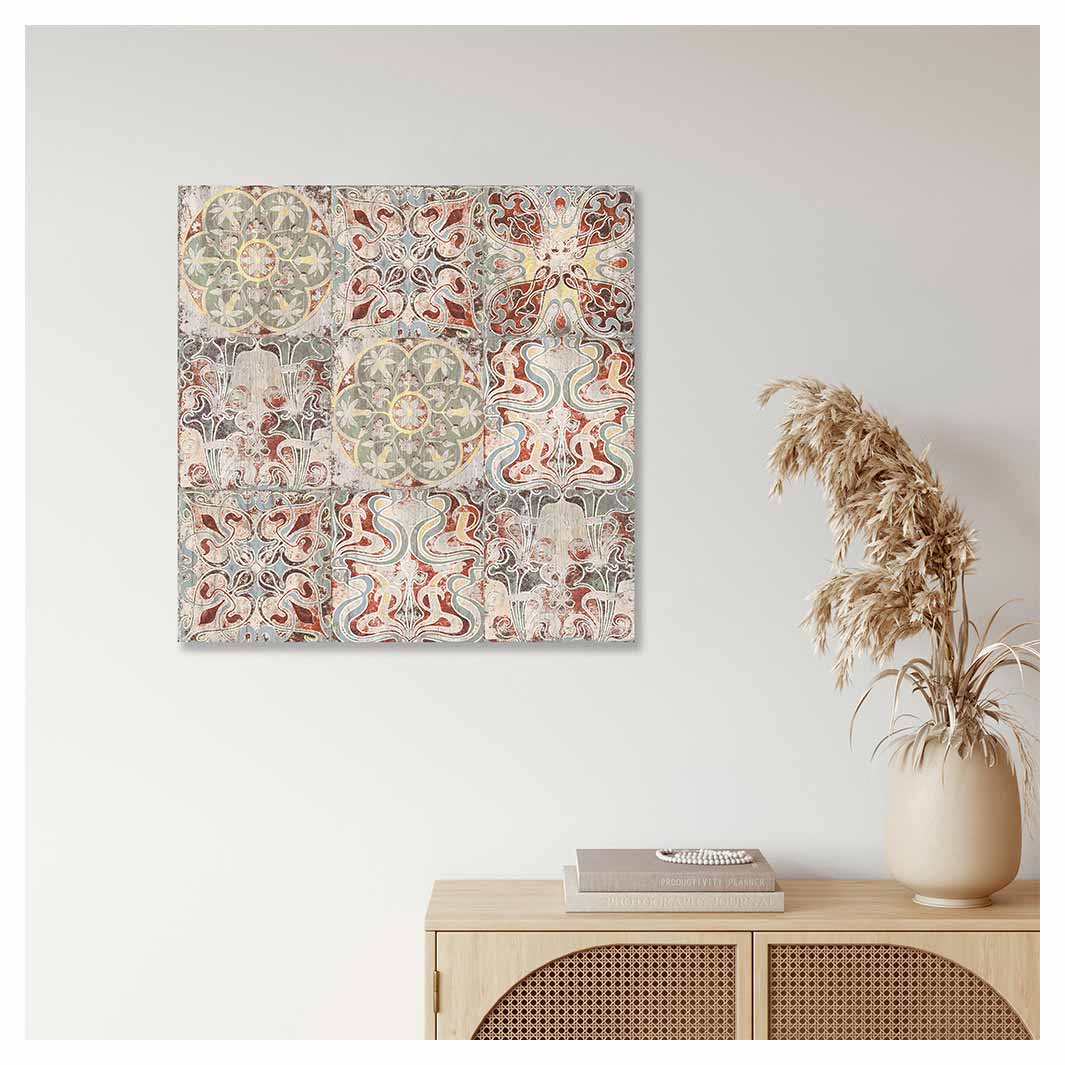 ANTIQUE FADED MOROCCAN TILE PERSPEX