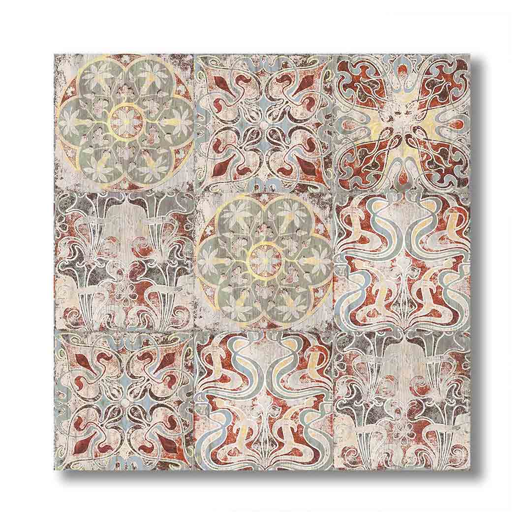 ANTIQUE FADED MOROCCAN TILE PERSPEX