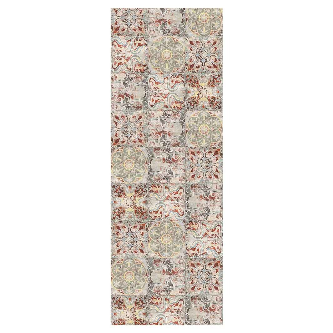 ANTIQUE FADED MOROCCAN TILE YOGA MAT
