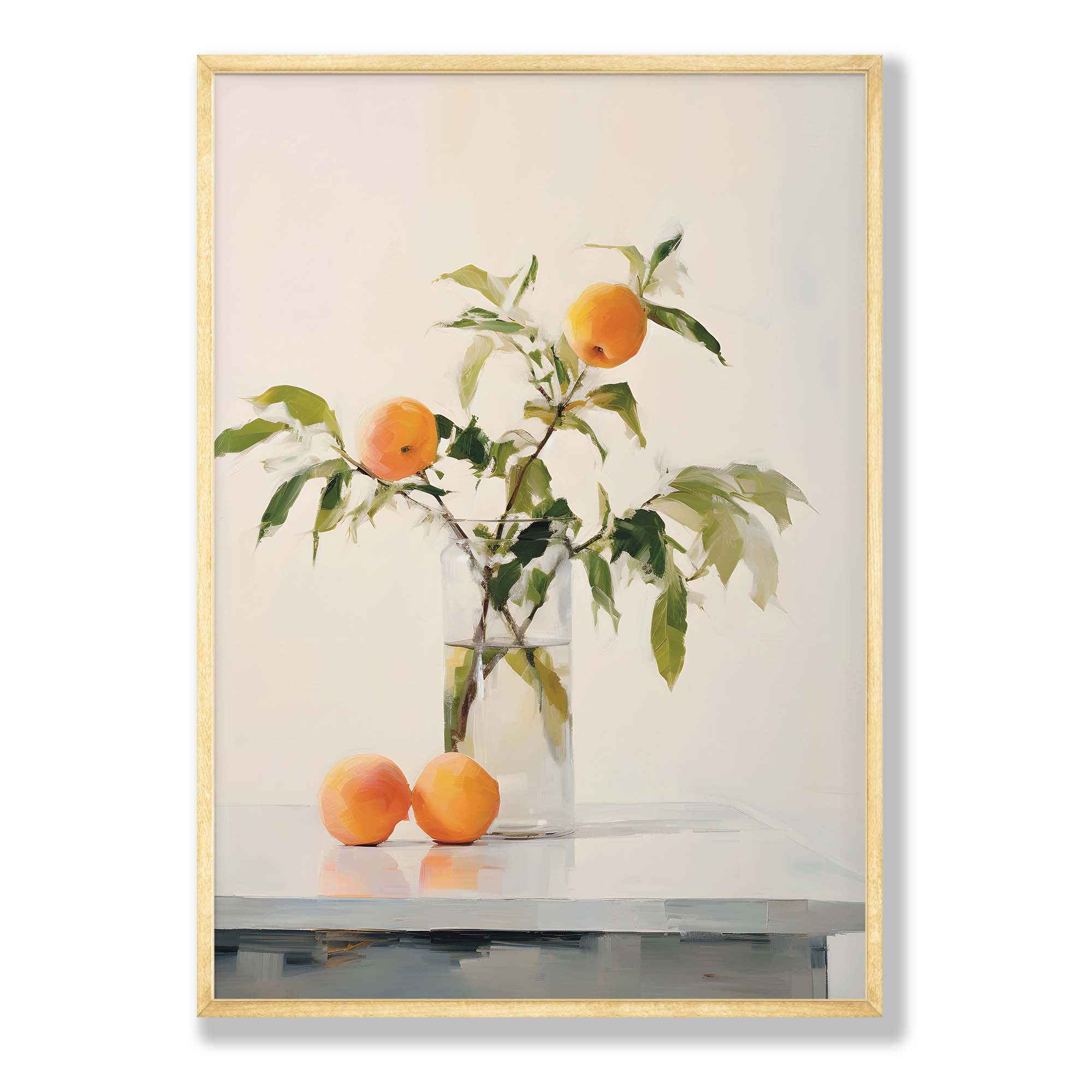 ORANGE BRANCH COMPOSITE FRAMED CANVAS