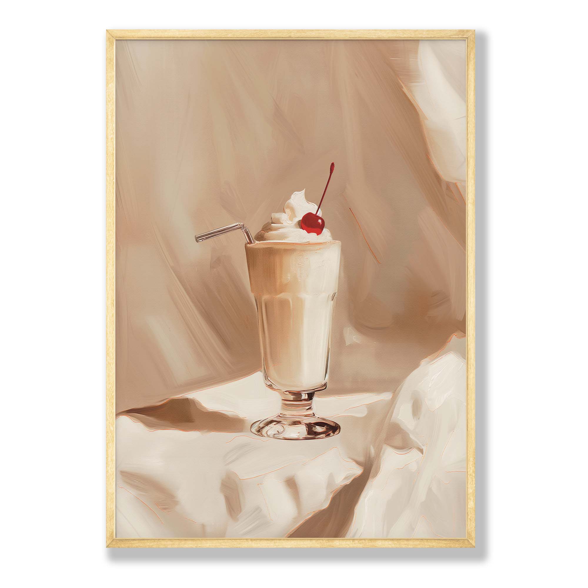 MILKSHAKE COMPOSITE FRAMED CANVAS