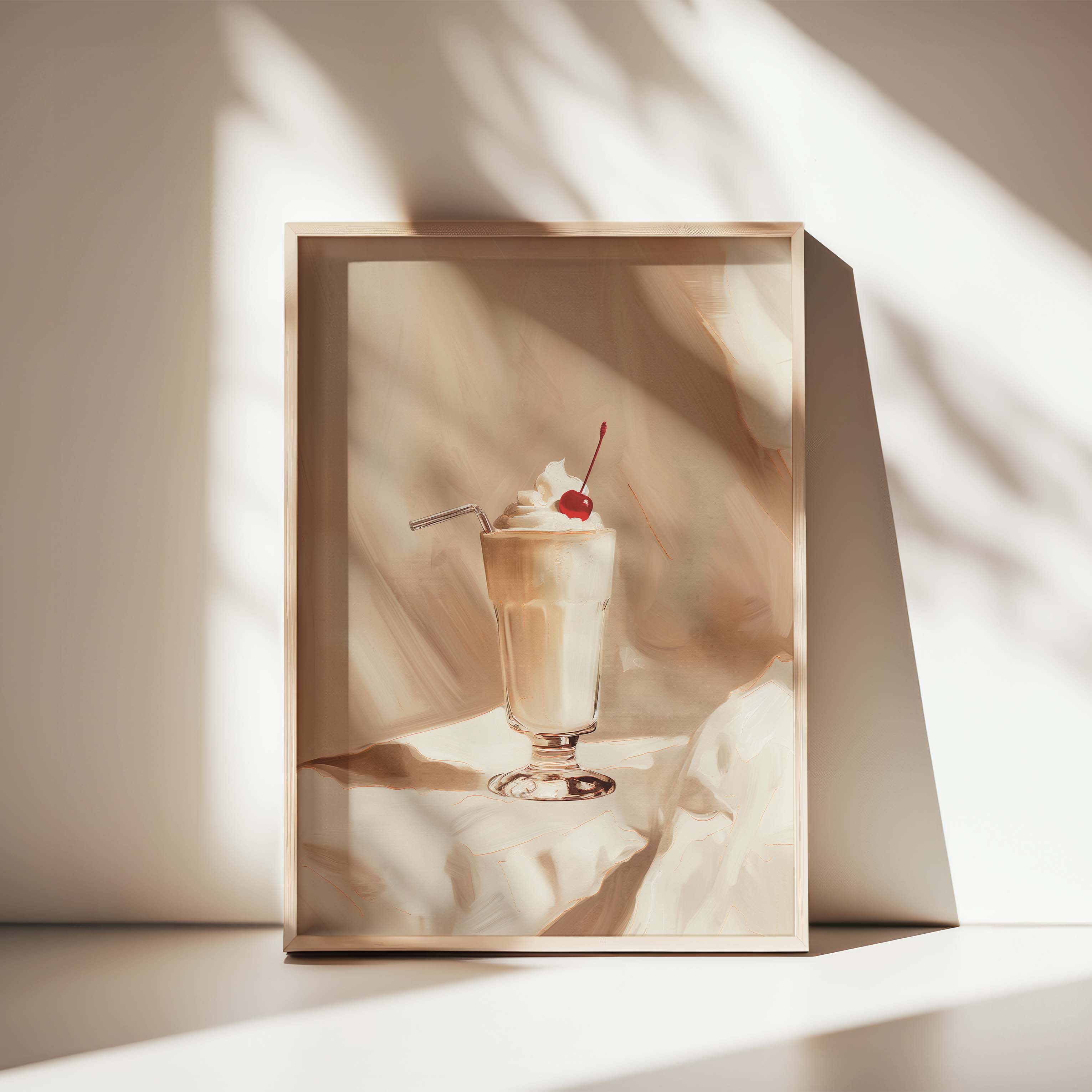 MILKSHAKE COMPOSITE FRAMED CANVAS