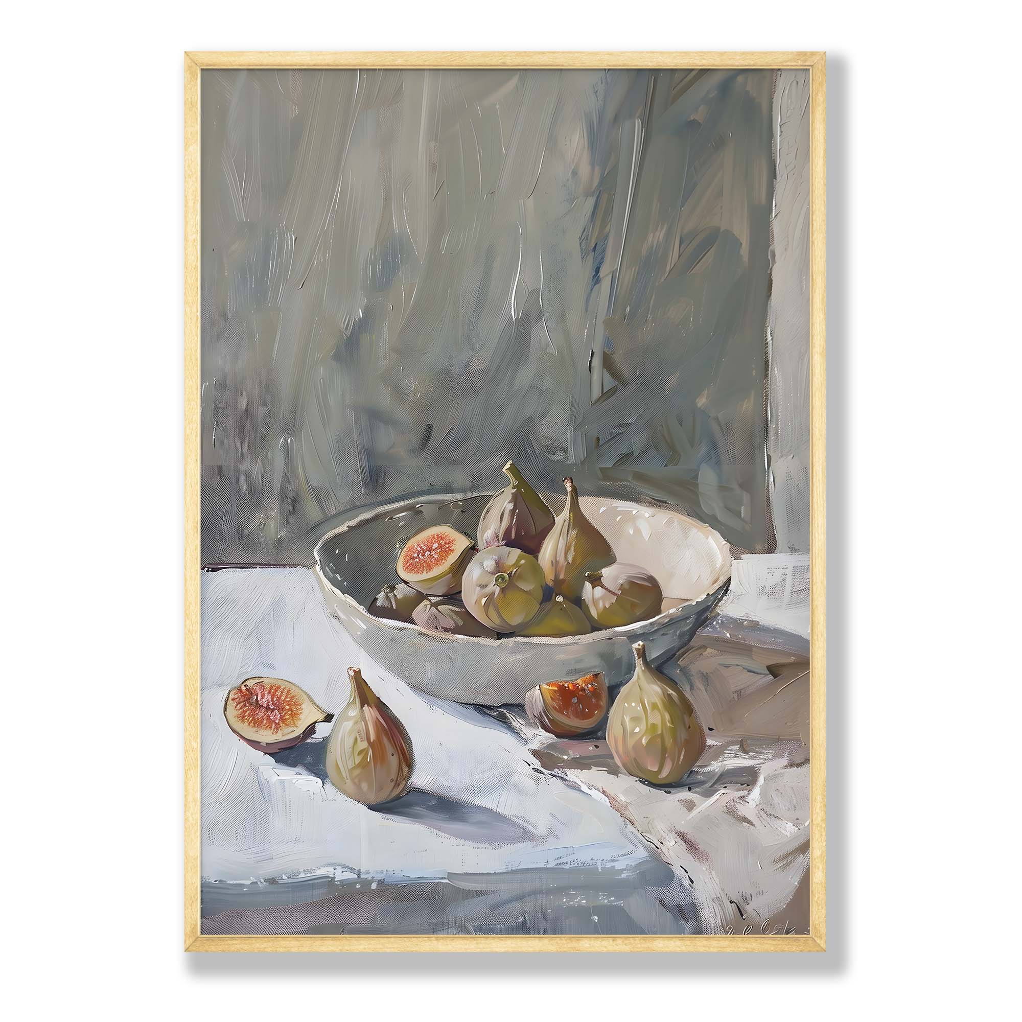 FIG BOWL COMPOSITE FRAMED CANVAS