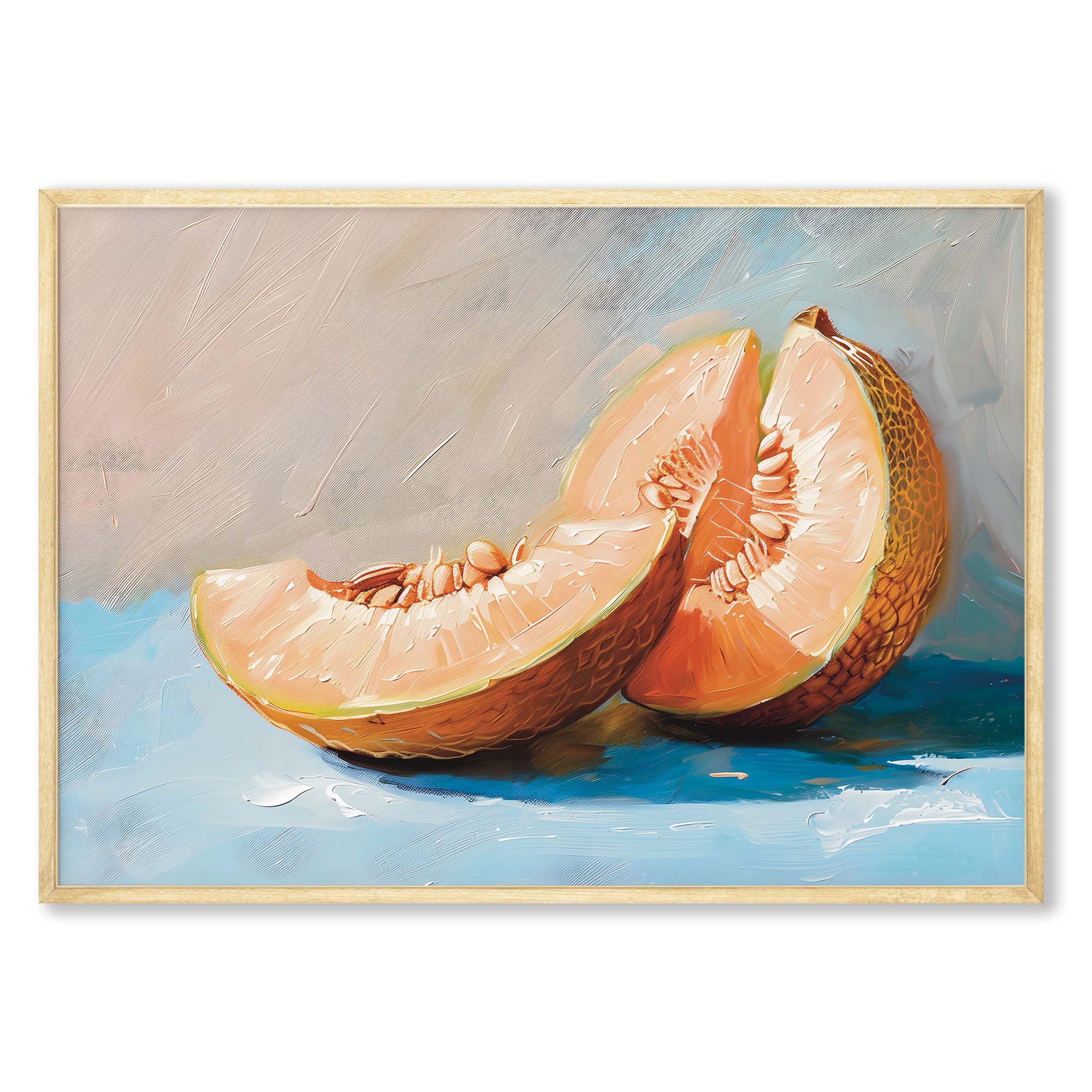 MELON SLICES COMPOSITE FRAMED CANVAS