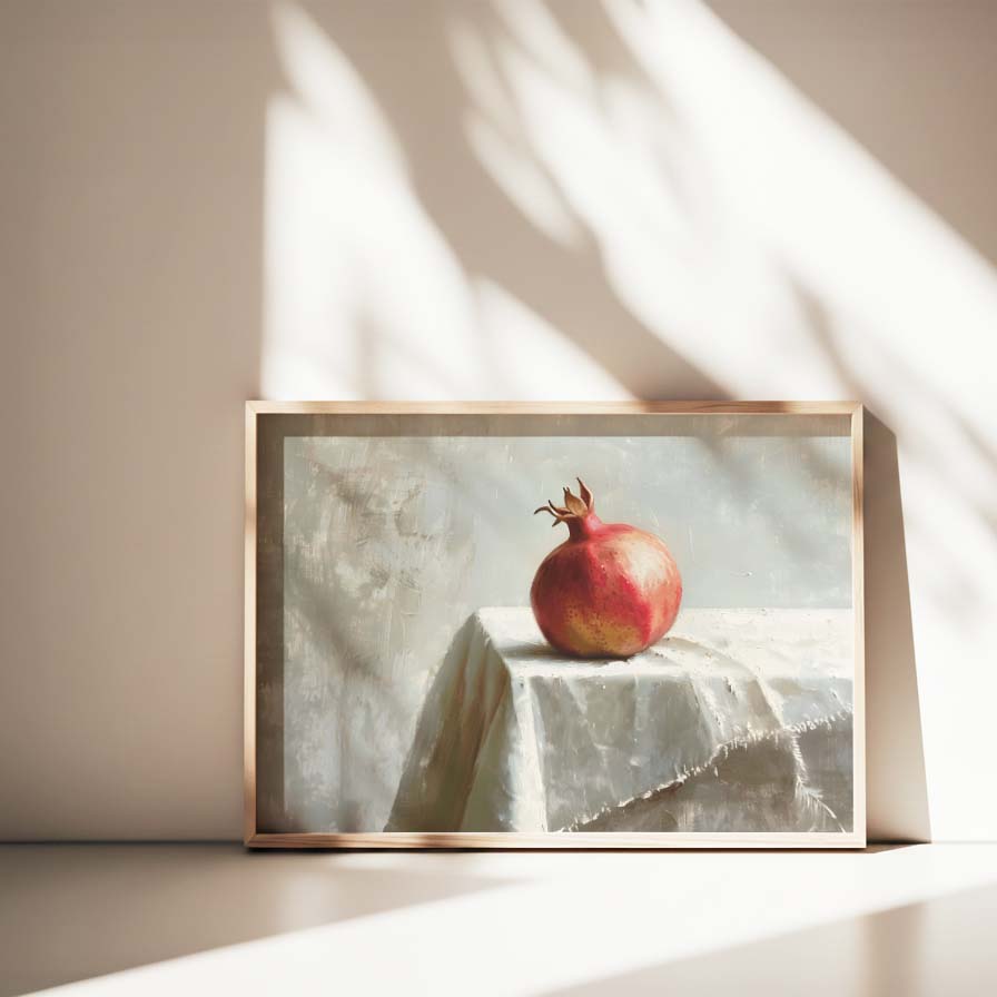 POMEGRANITE COMPOSITE FRAMED CANVAS