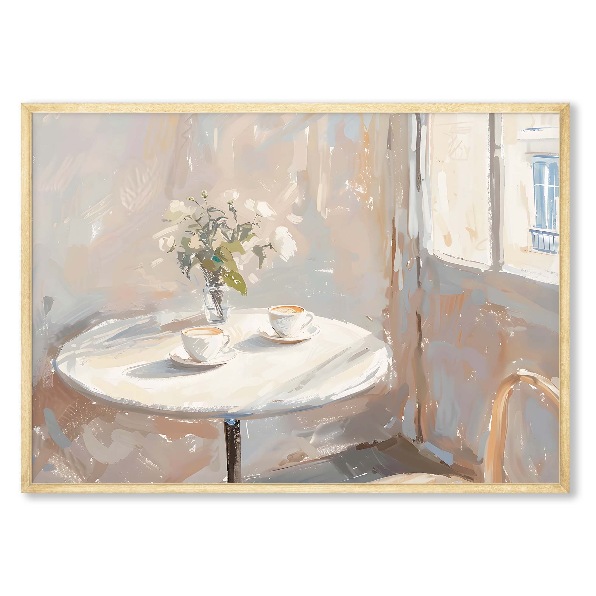 BISTRO TABLE COMPOSITE FRAMED CANVAS