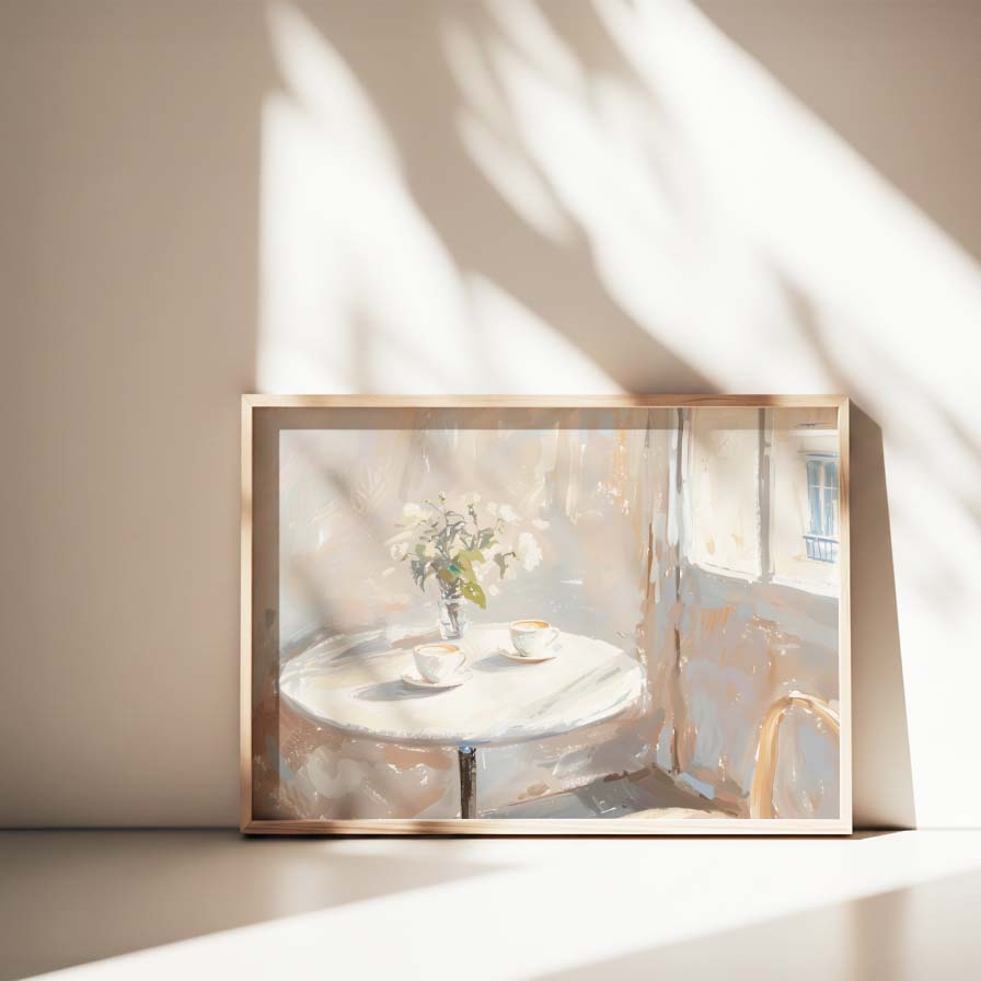 BISTRO TABLE COMPOSITE FRAMED CANVAS