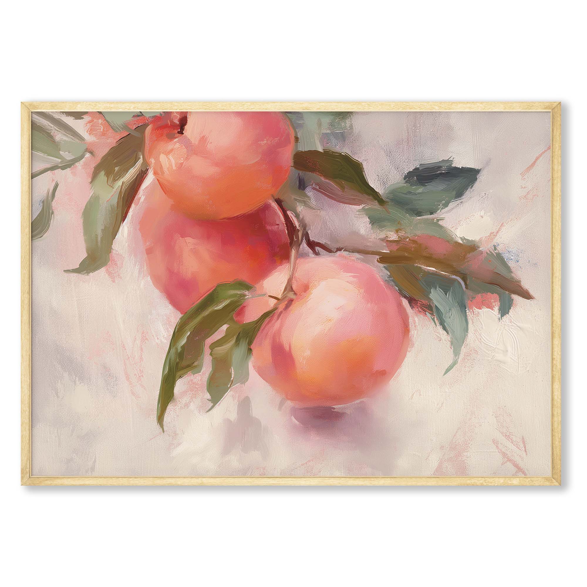 SUMMER PEACHES COMPOSITE FRAMED CANVAS