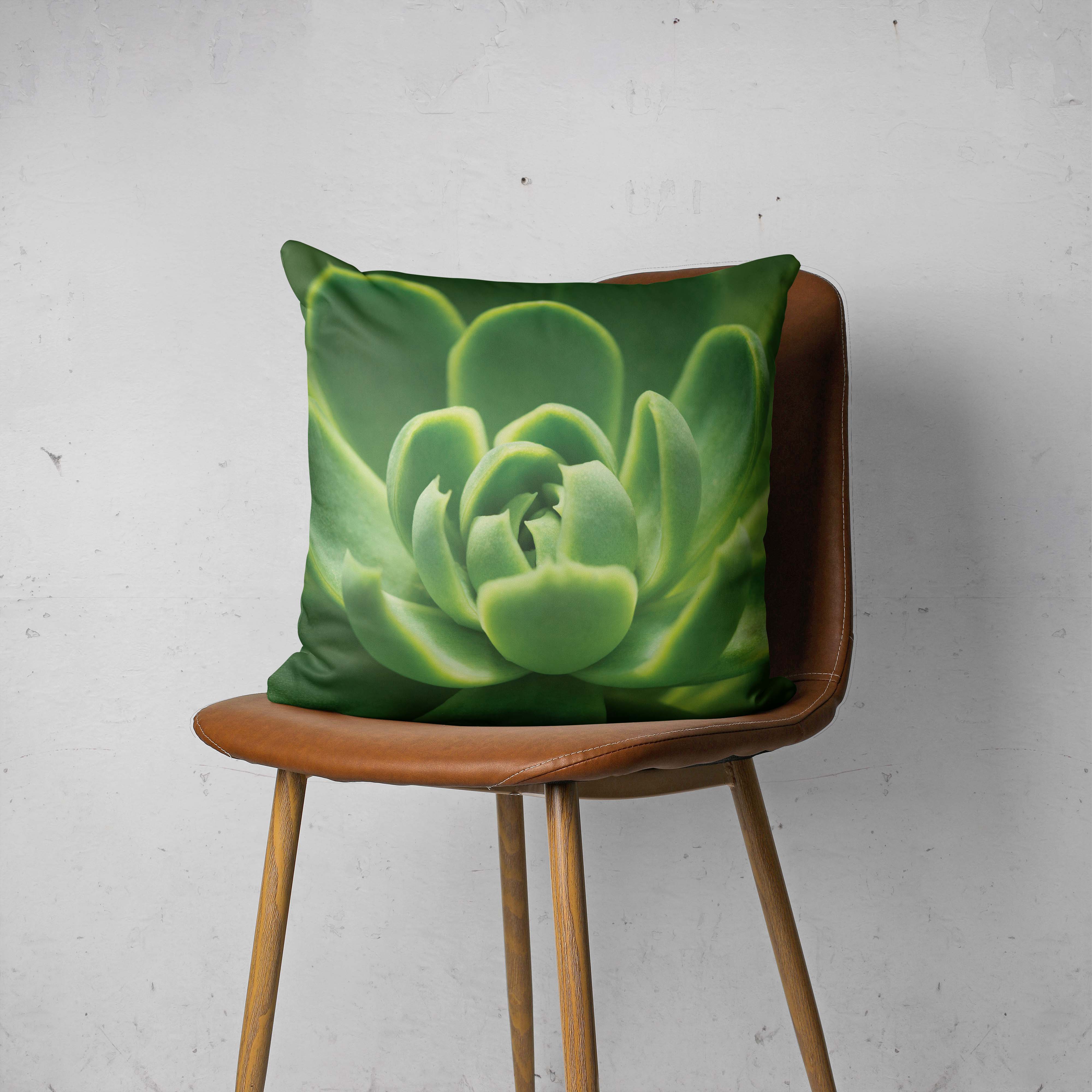 GREEN CORE SUCCULENT SCATTER CUSHION