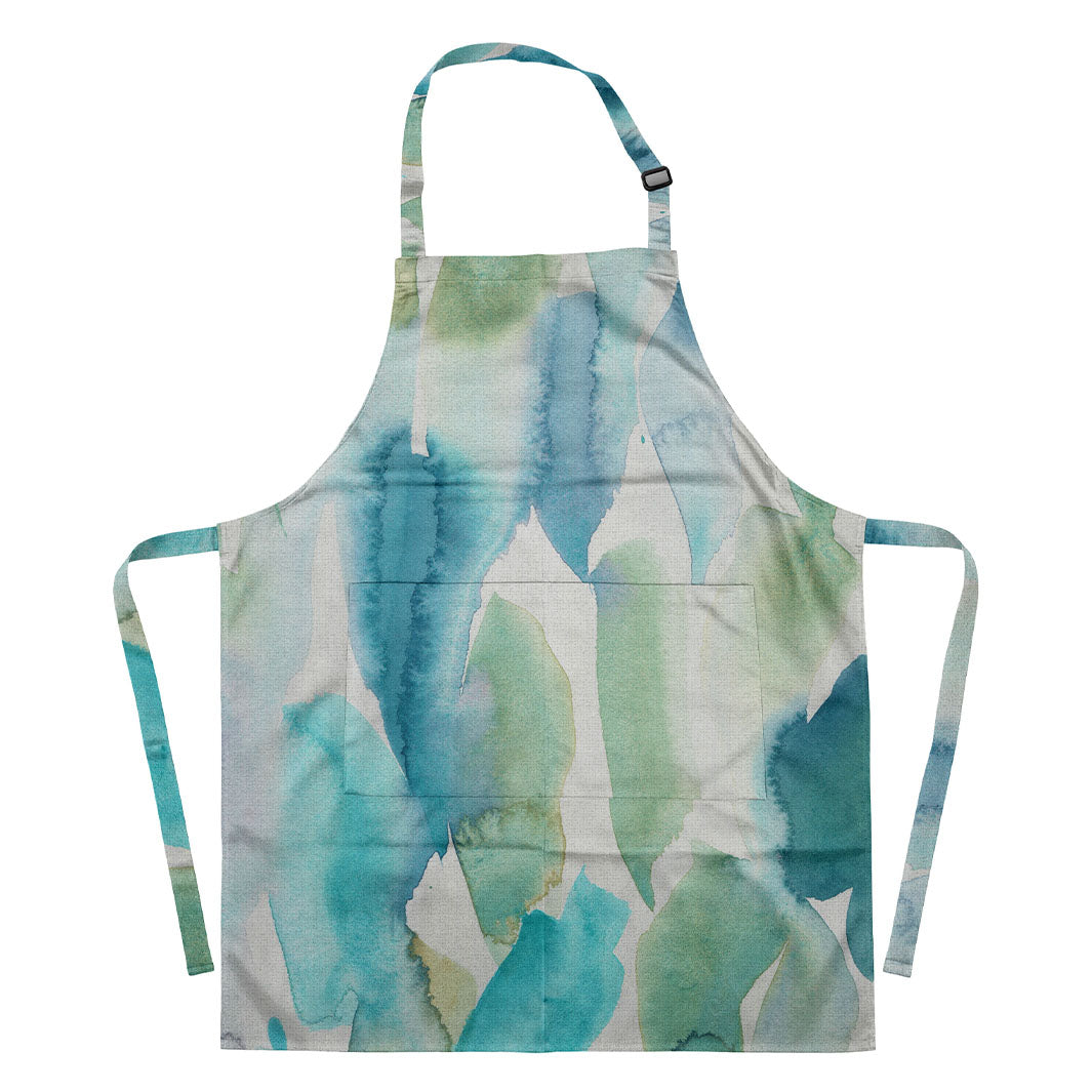 PATTERN BLUE AND GREEN WATERCOLOUR PAINT PATTERN