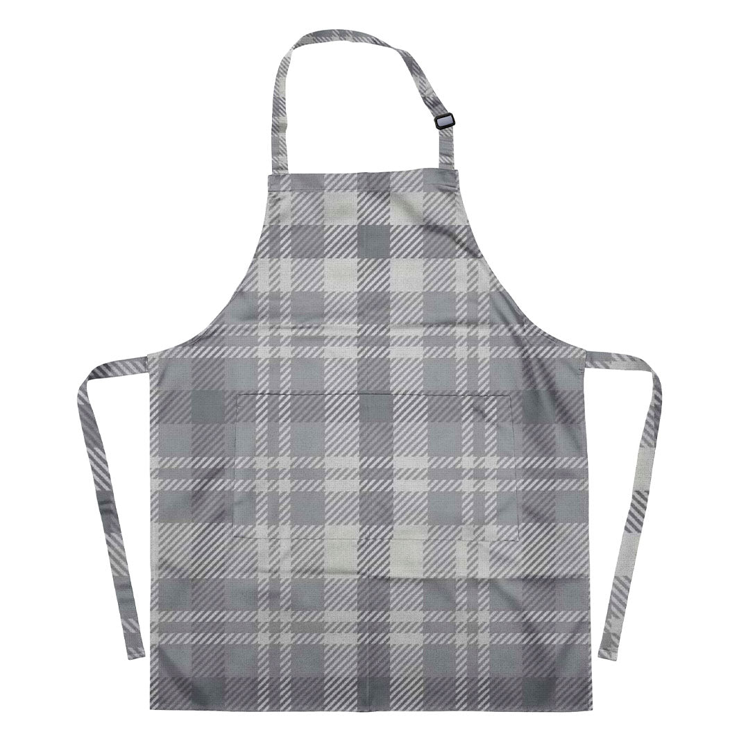 SLATE TARTAN APRON