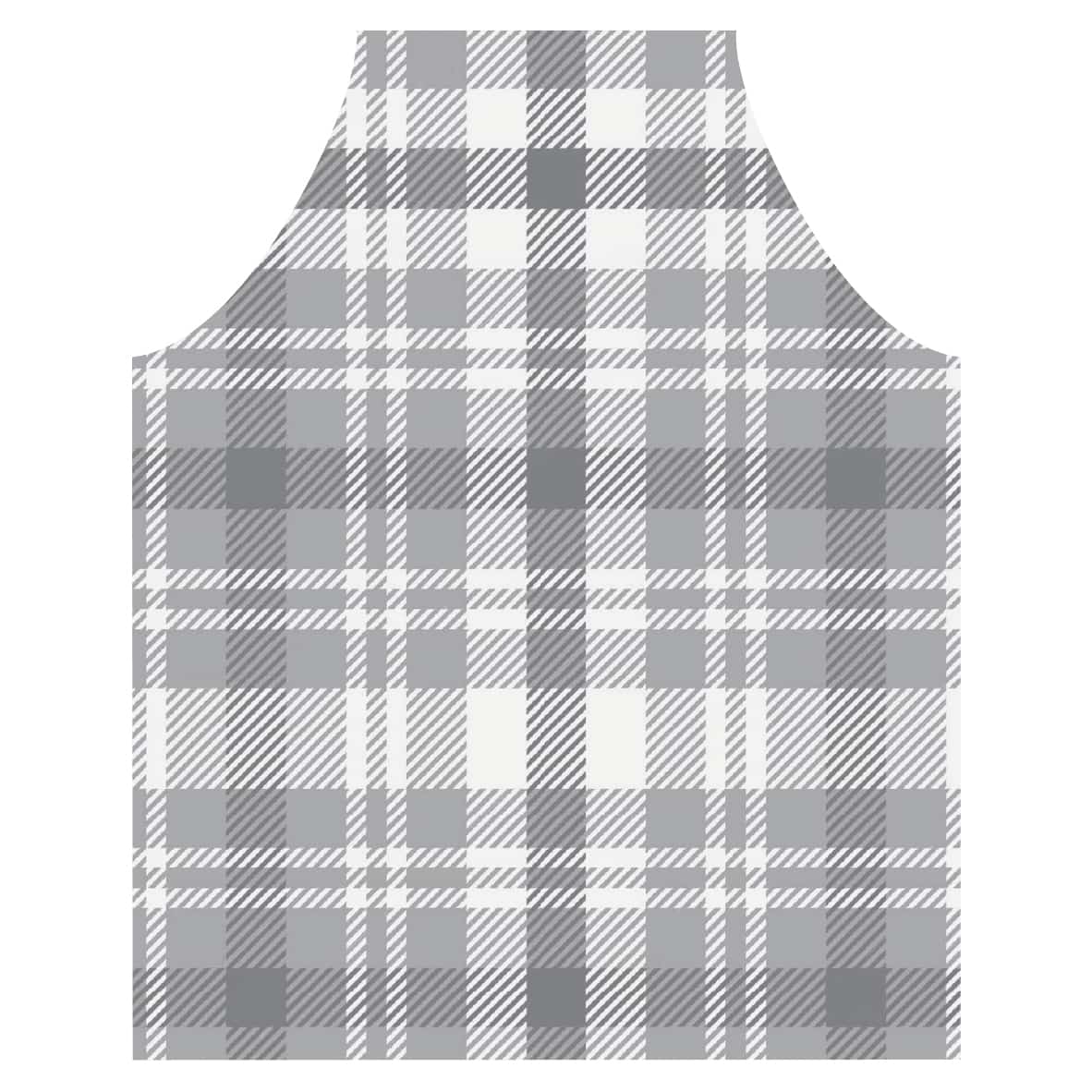 SLATE TARTAN APRON